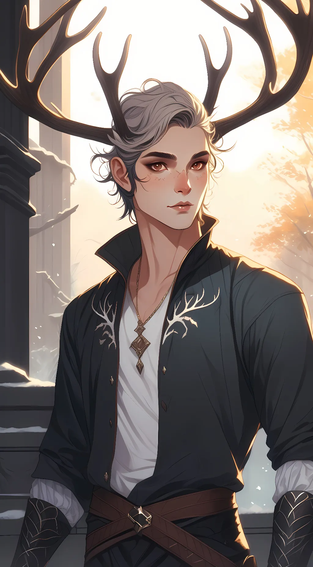 ai character: Adrien  background