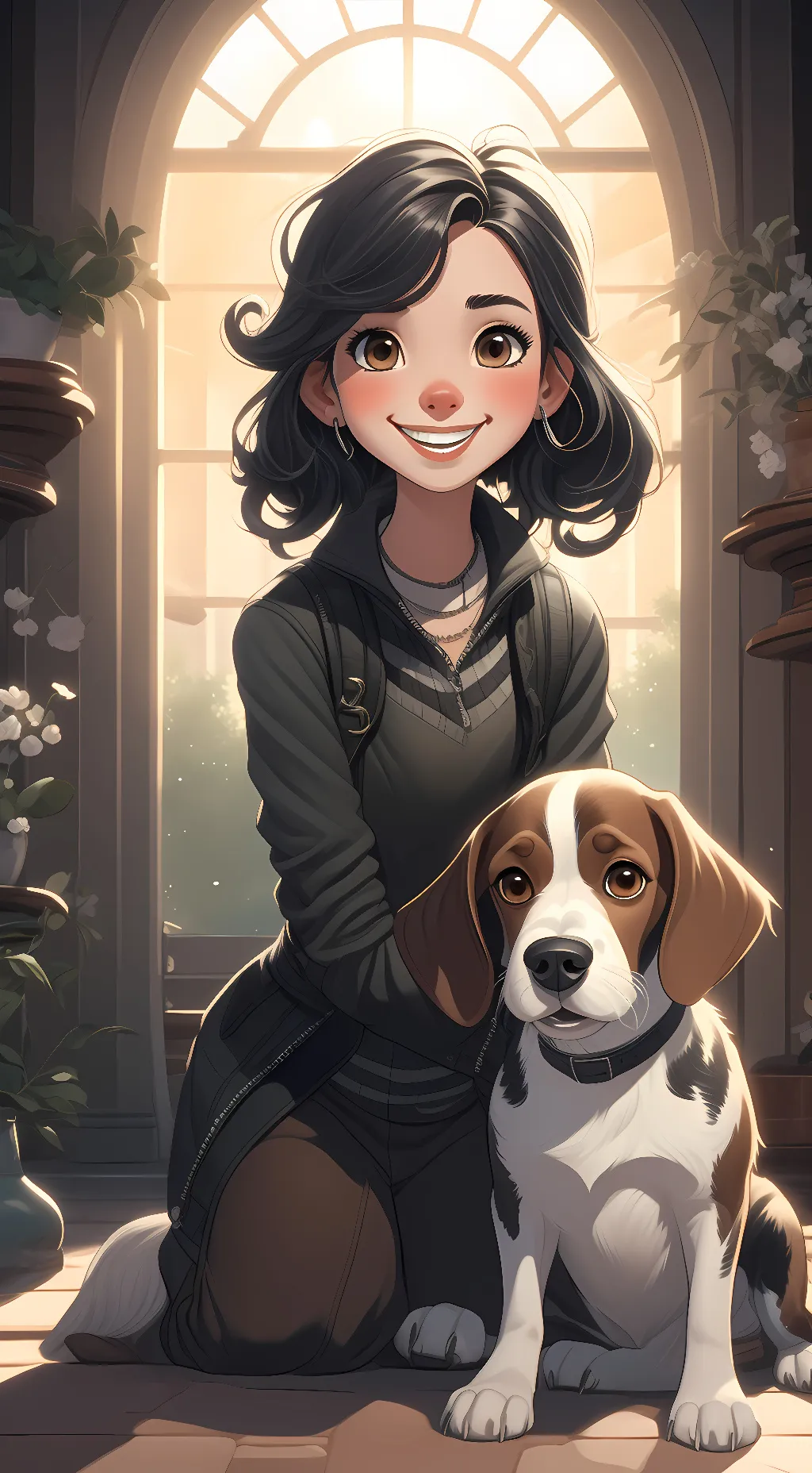 ai character: Amira background