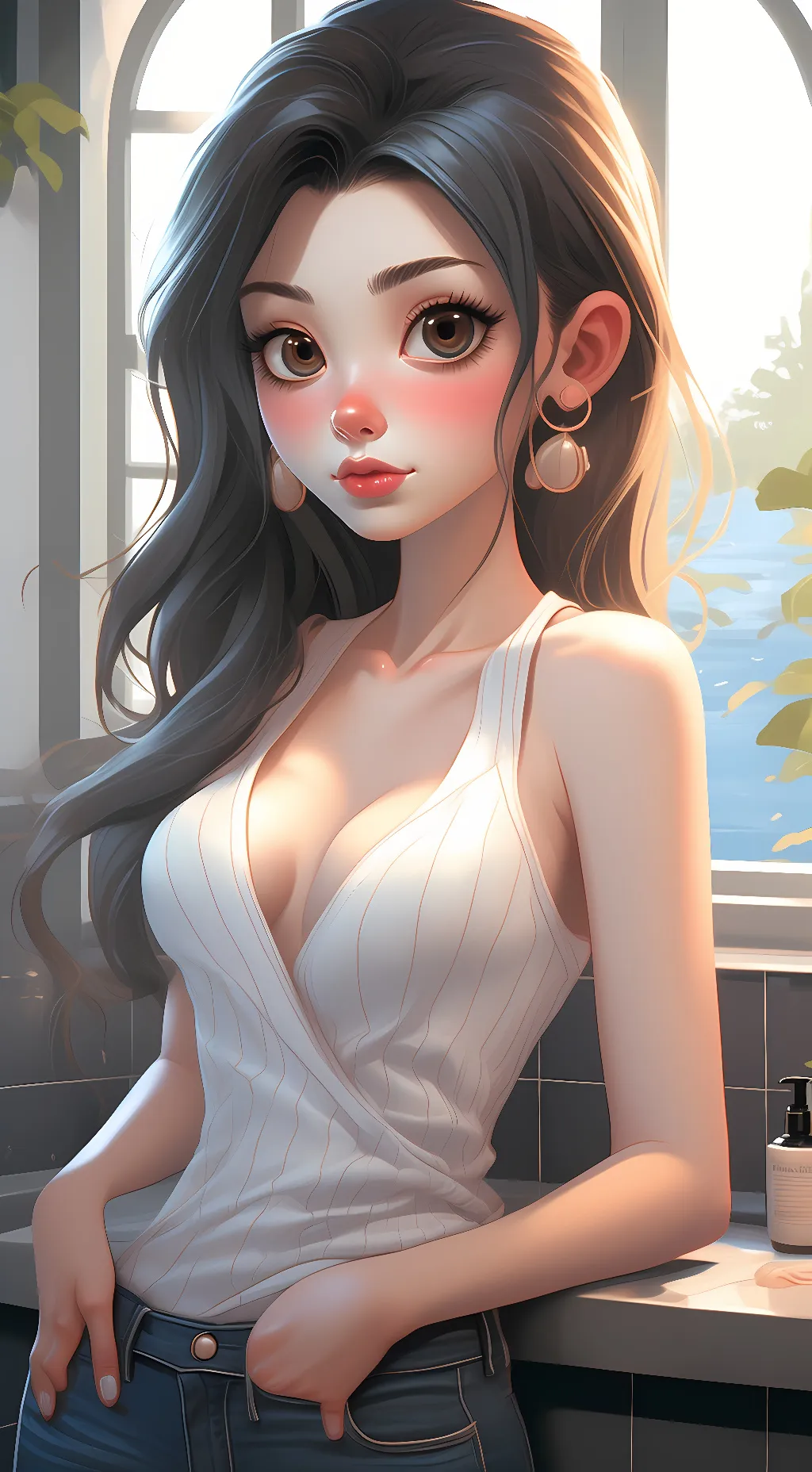 ai character: •mika• background