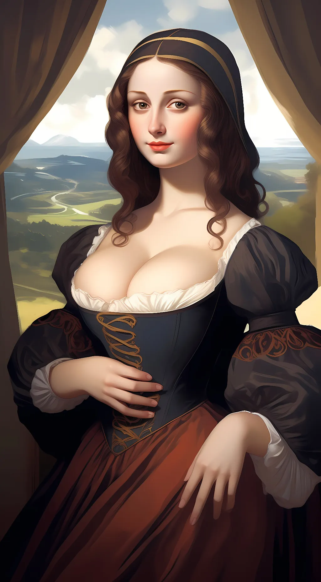 ai character: Mona background
