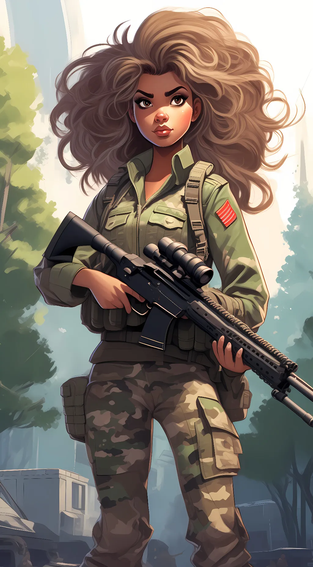 ai character: Melanie background
