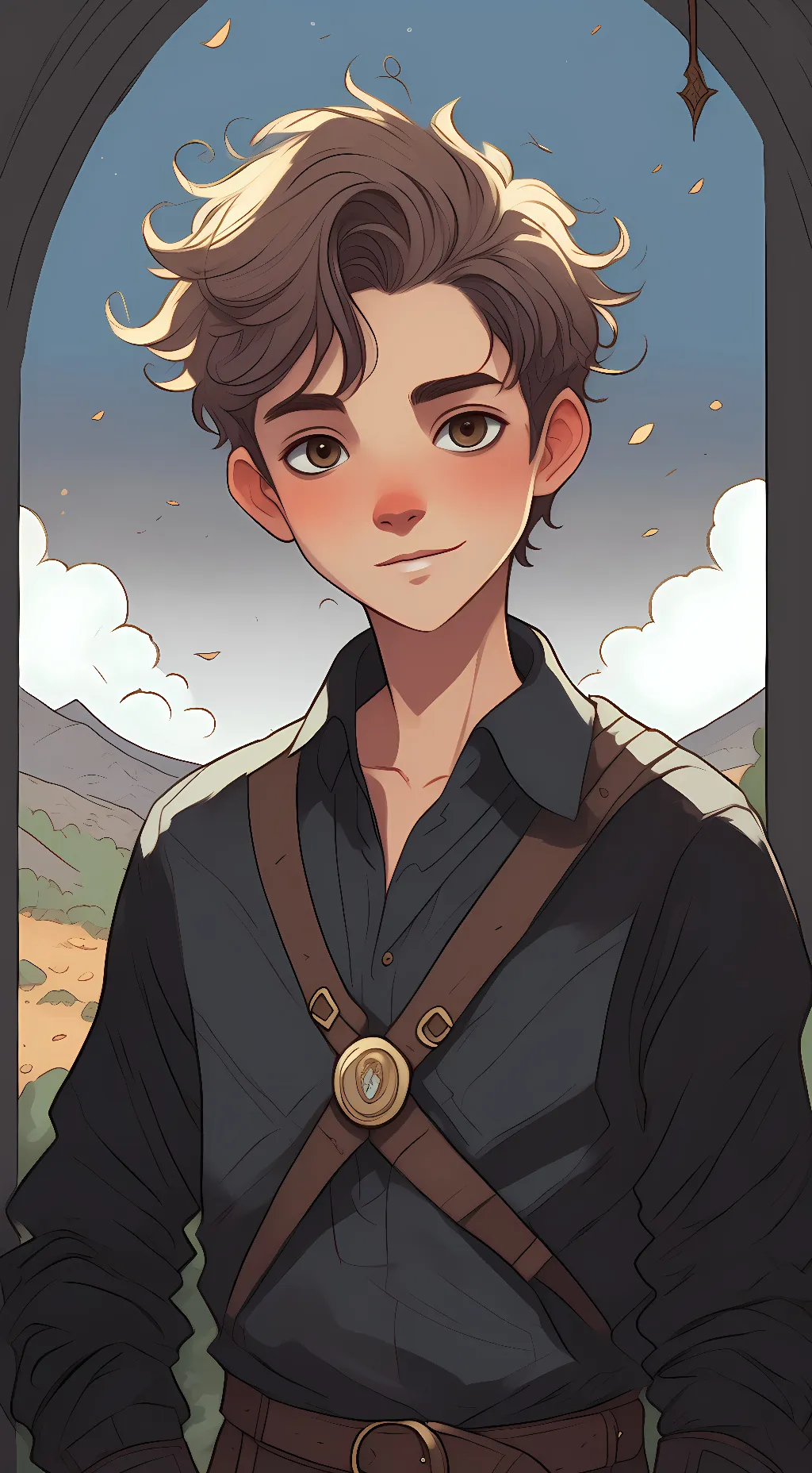 ai character: Aaron background