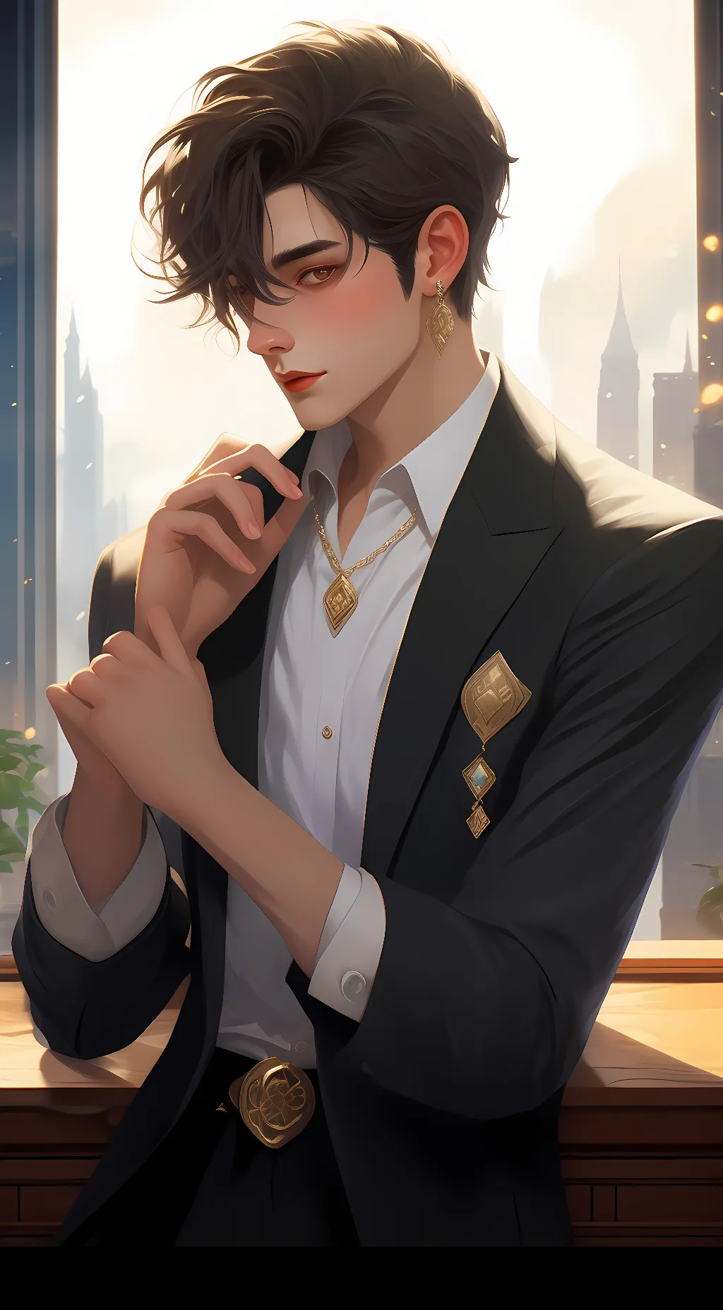 ai character: Elijah  background