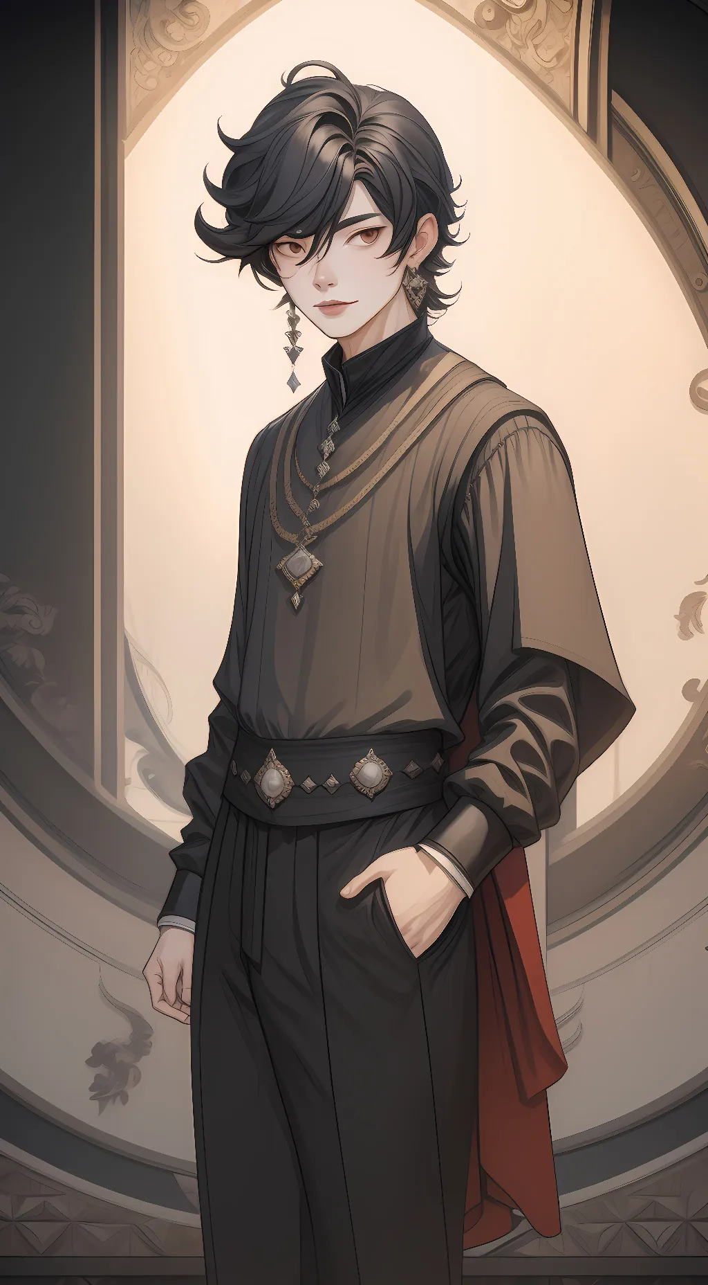 ai character: Takahashi  background