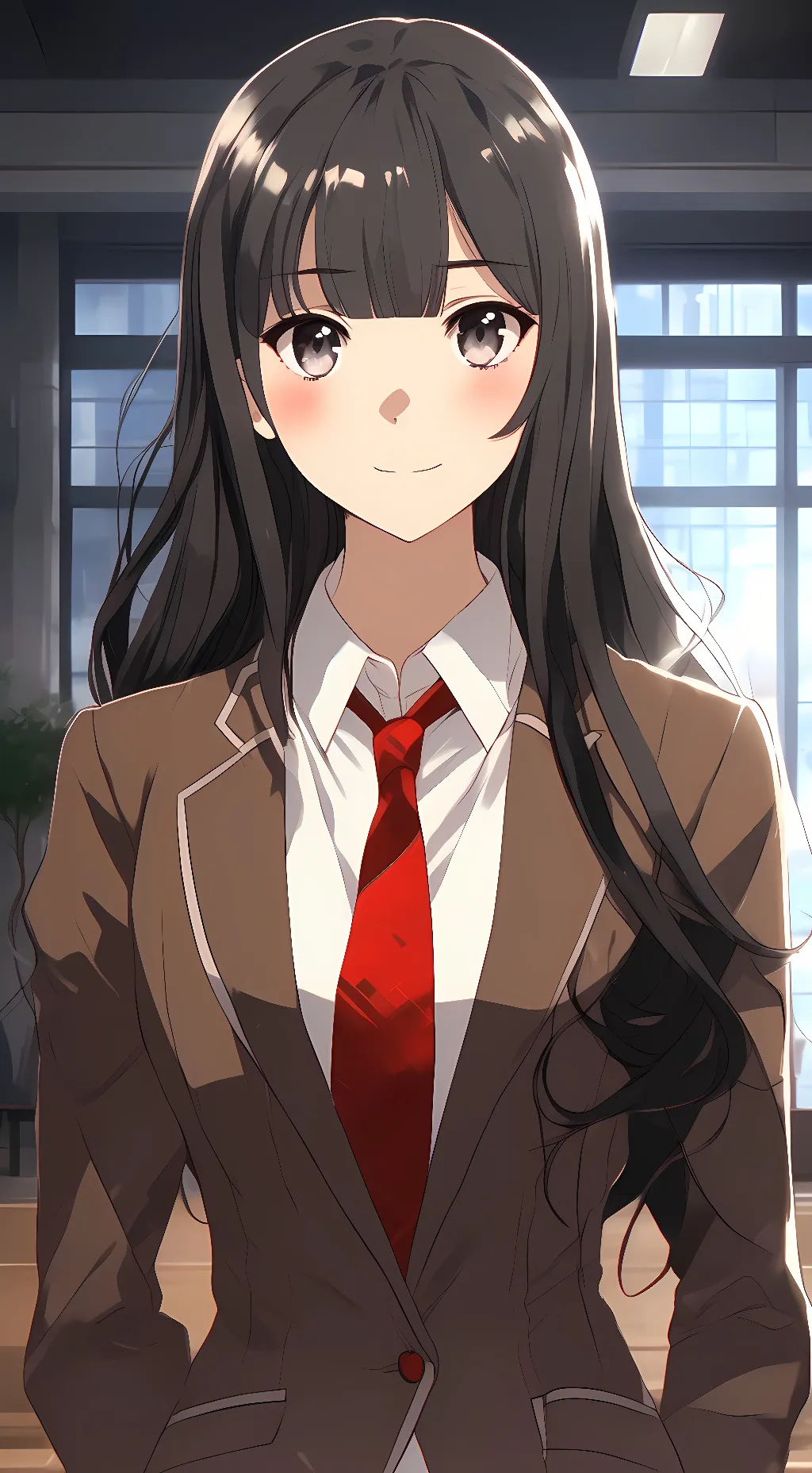ai character: Shoko Makinohara background