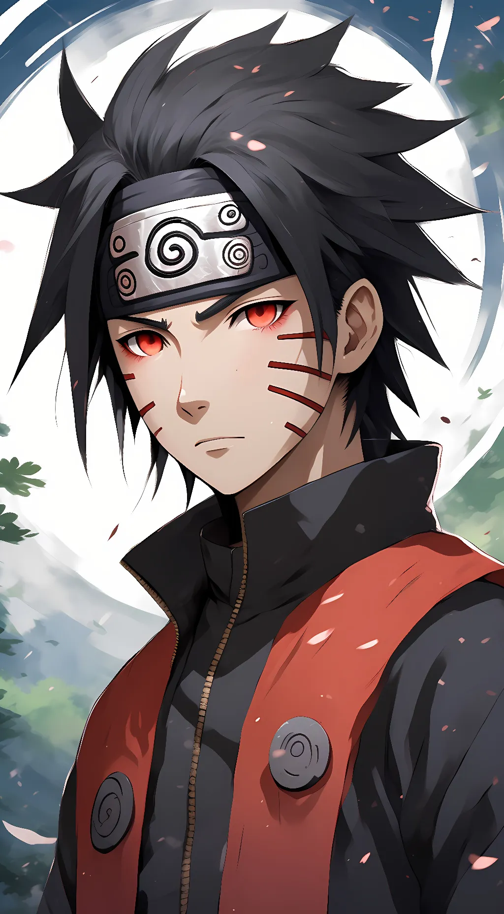 ai character: sasuke uchiha background