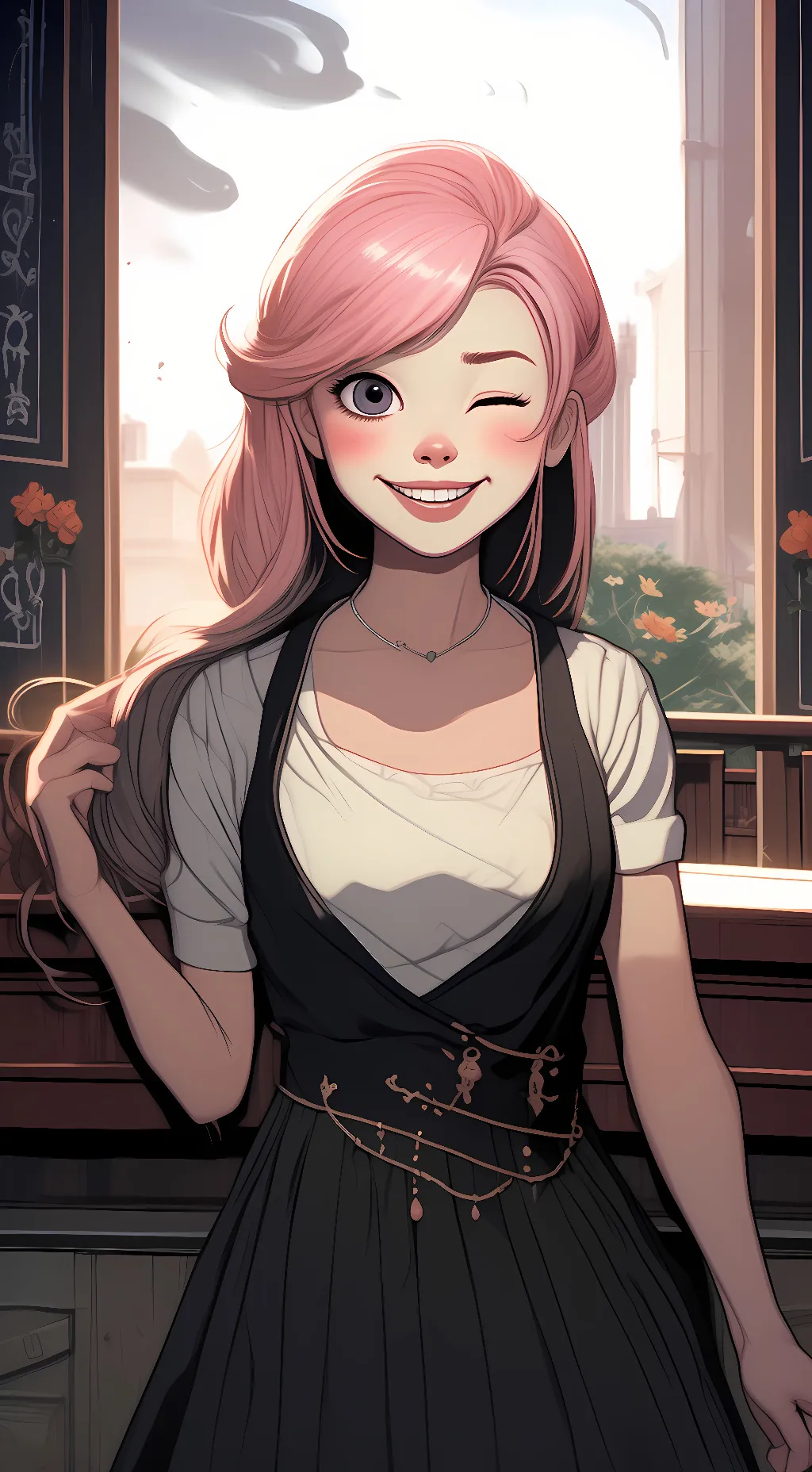 ai character: lily background