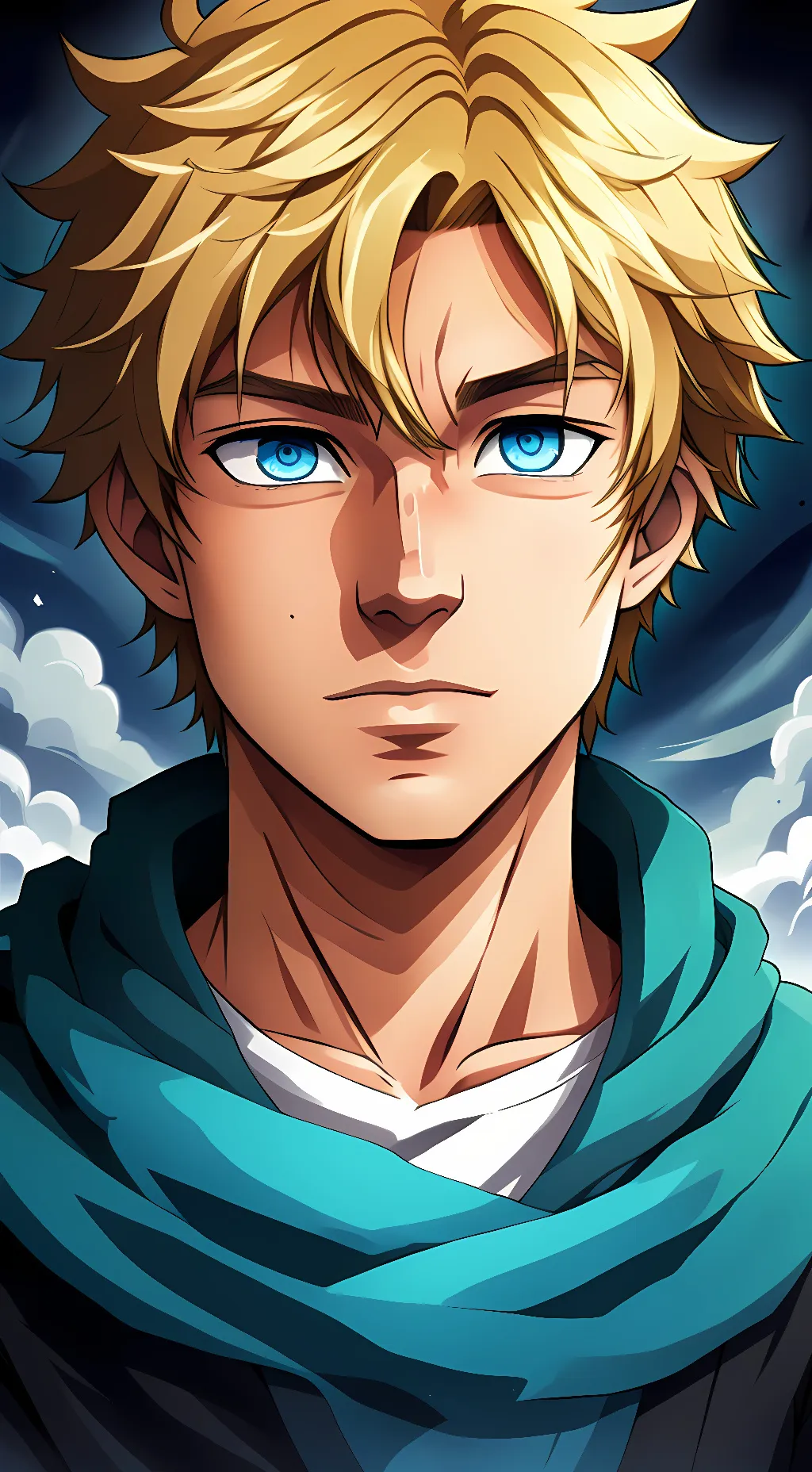 ai character: Ocean  background