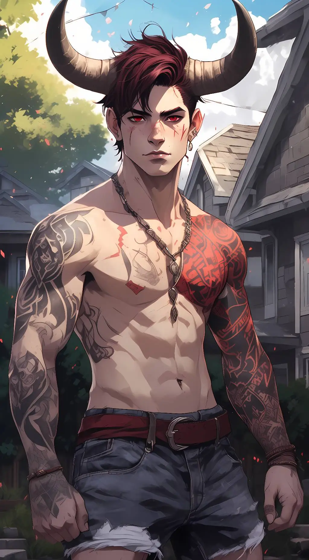 ai character: Theseus Davenport background