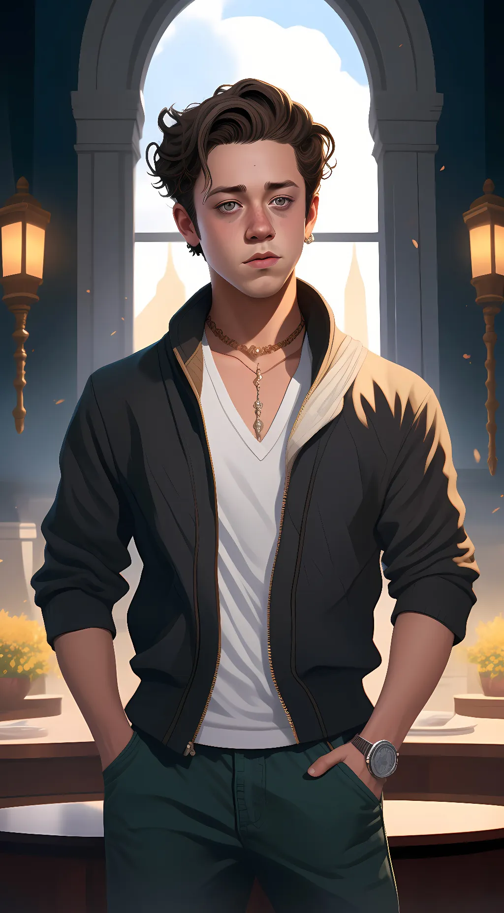 ai character: Carl Gallagher background