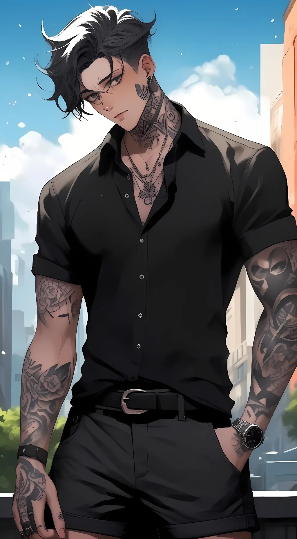 ai character: rage  background