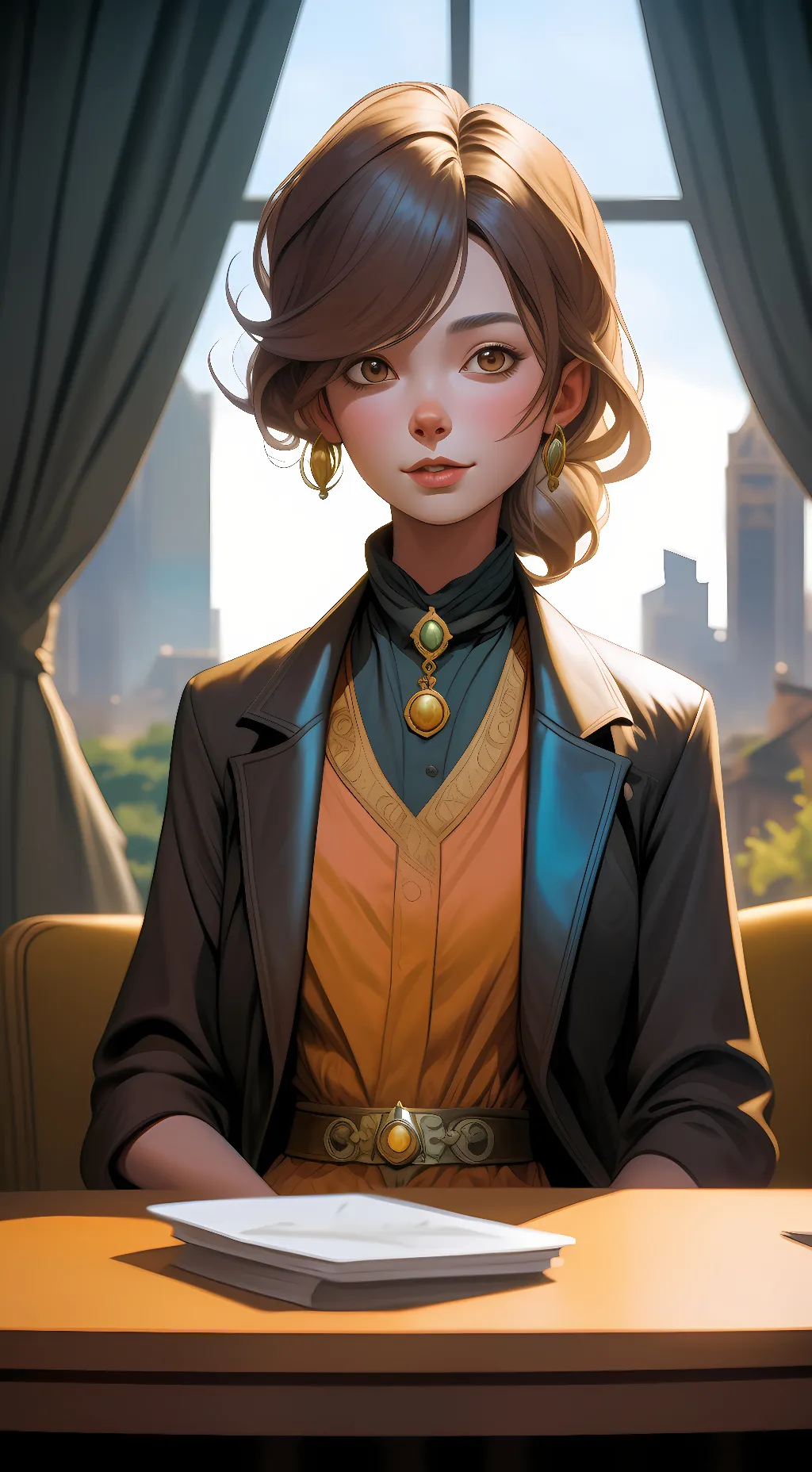 ai character: Naomi background