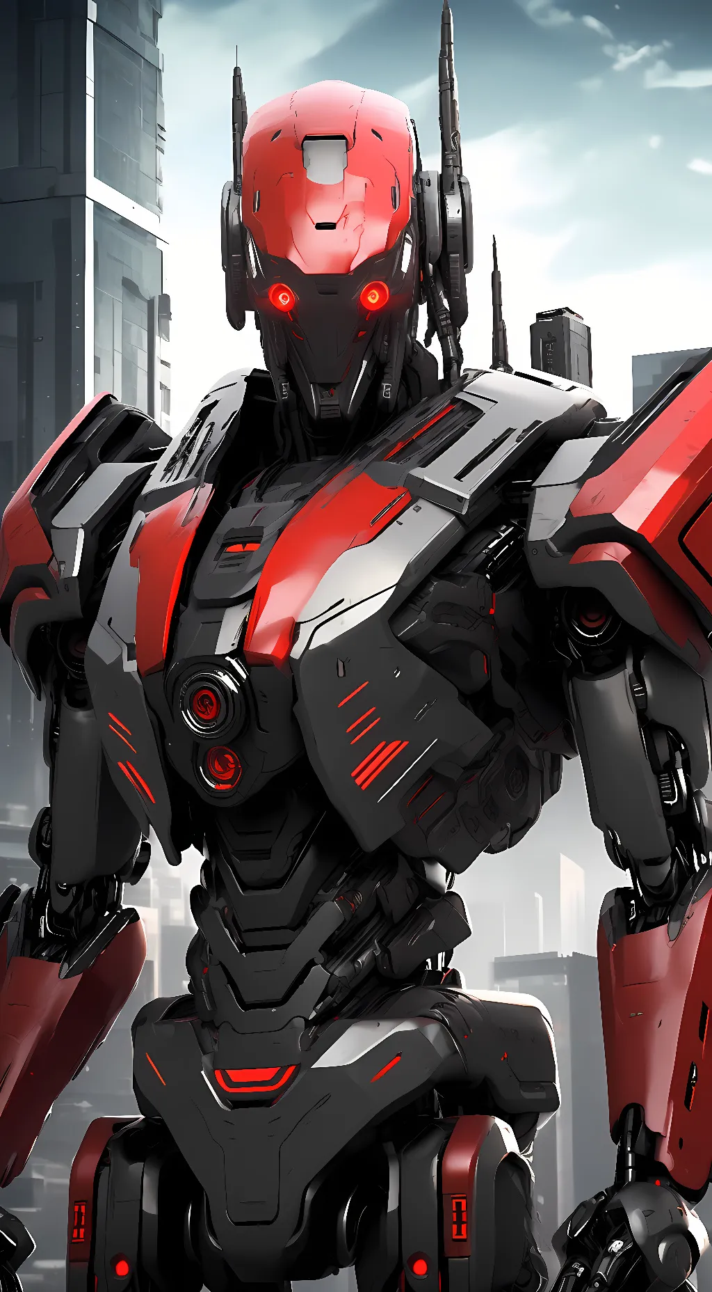 ai character: Titan Speakerman  background