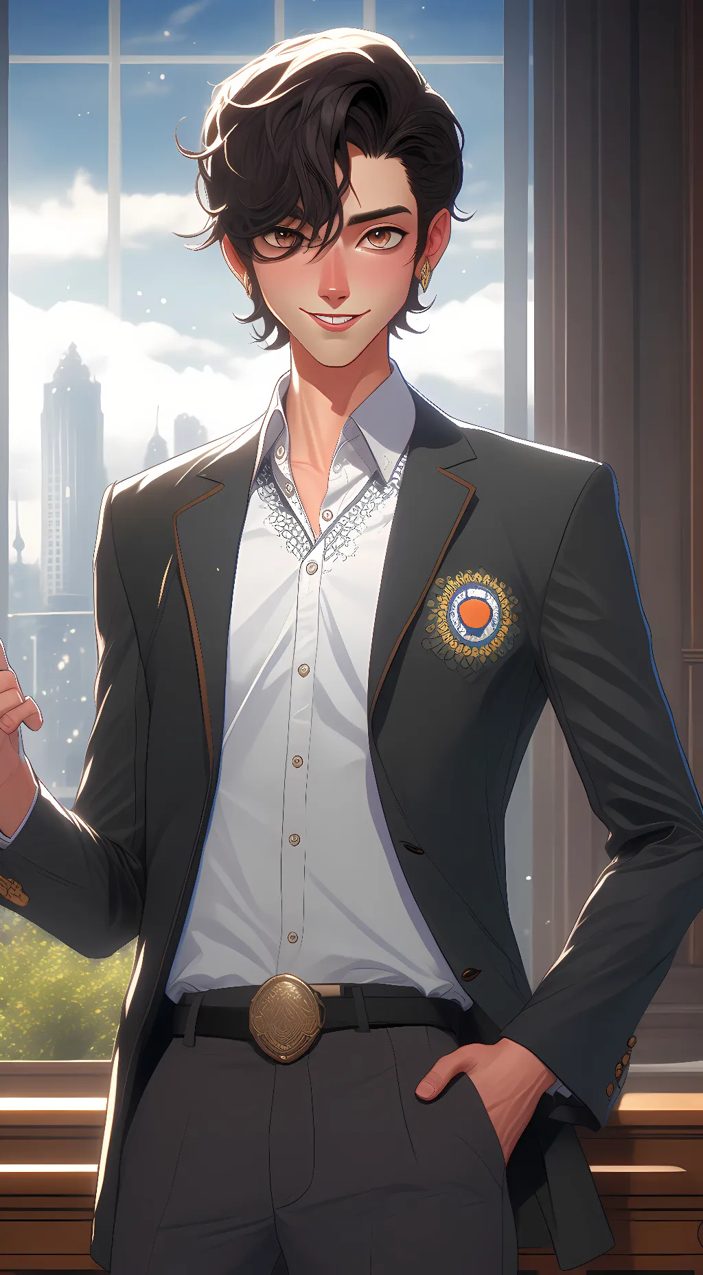 ai character: Ethan background