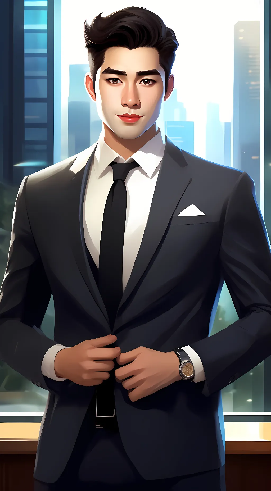 ai character: 职业经理 background