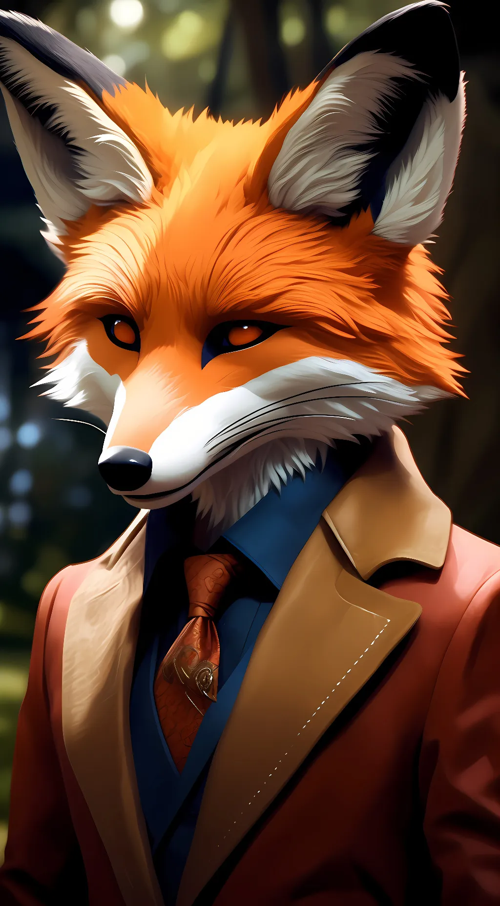 ai character: Foxy(Fnaf) background