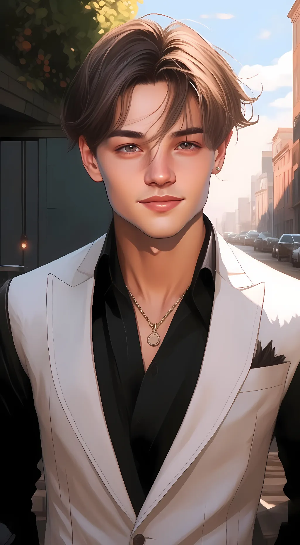 ai character: Leonardo DiCaprio background