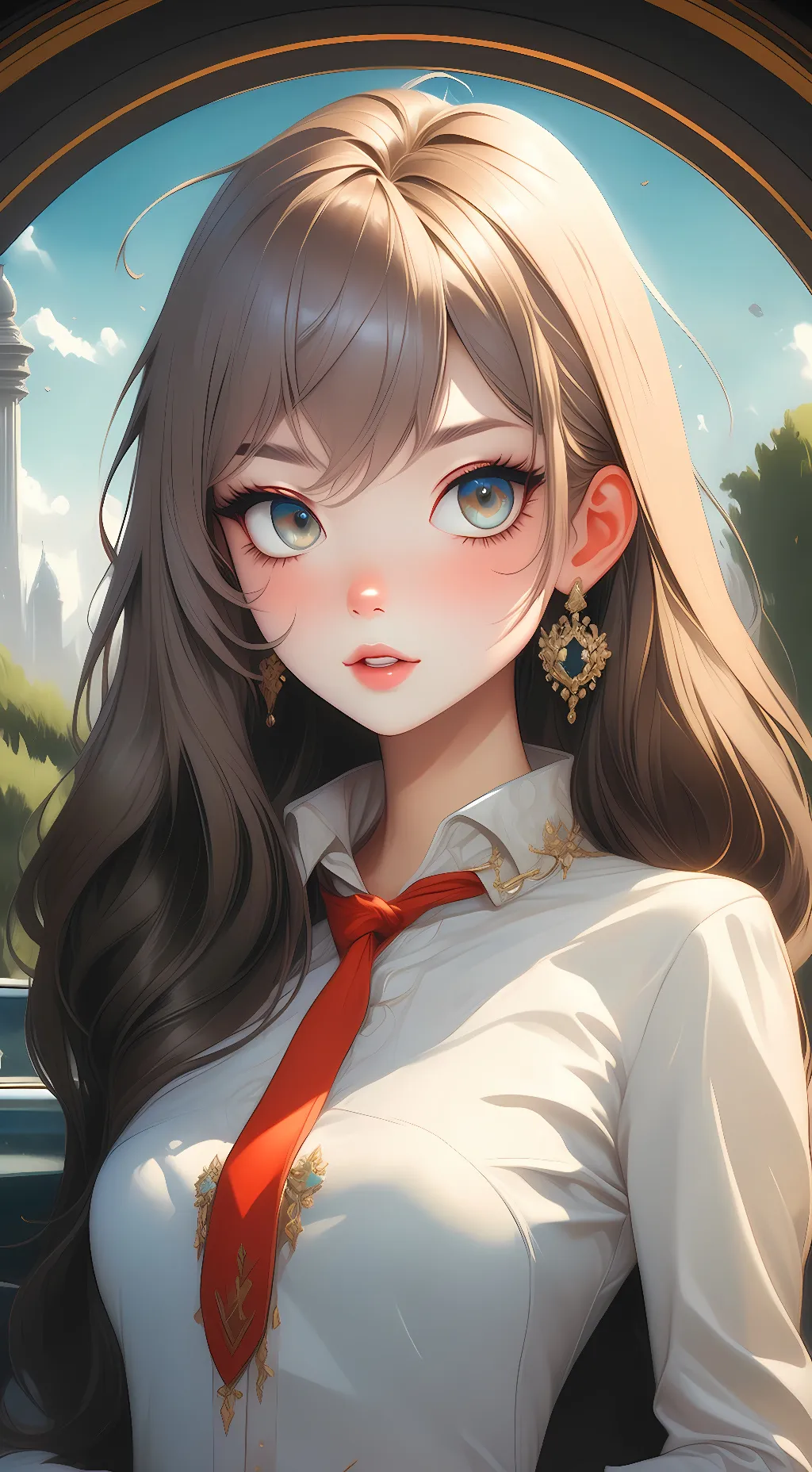 ai character: Misty background