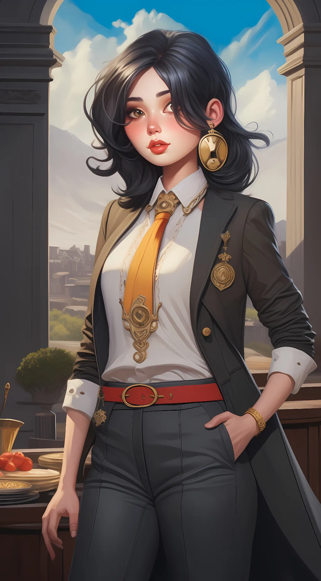 ai character: emi background