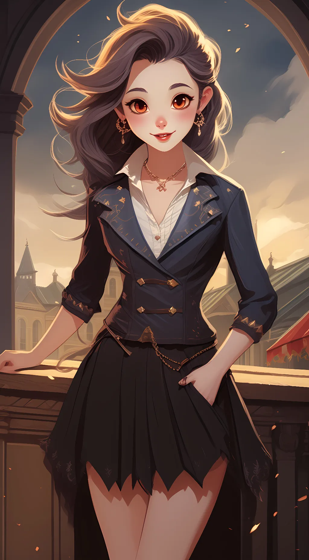 ai character: Gill background
