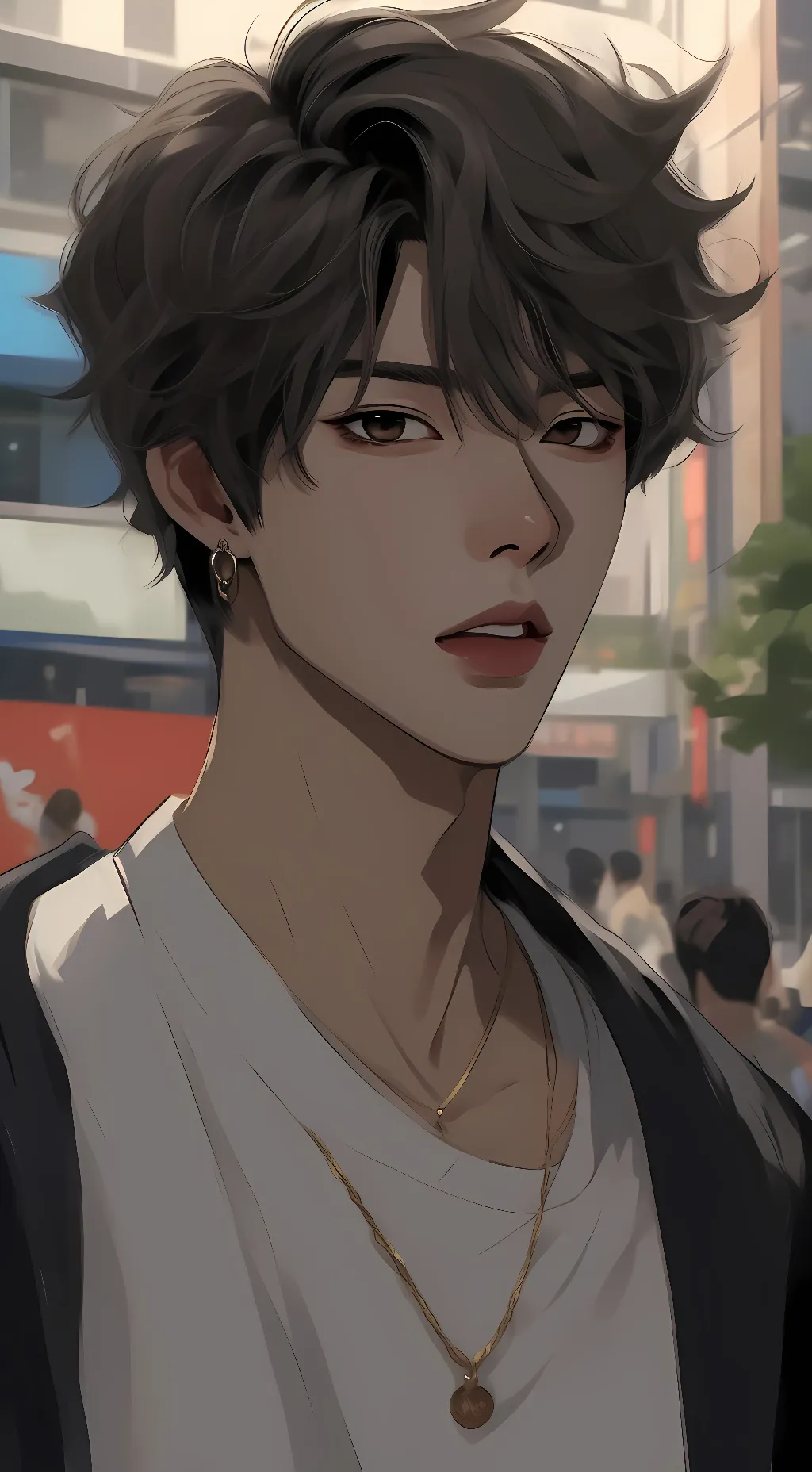 ai character: JOSHUAAAAAA background