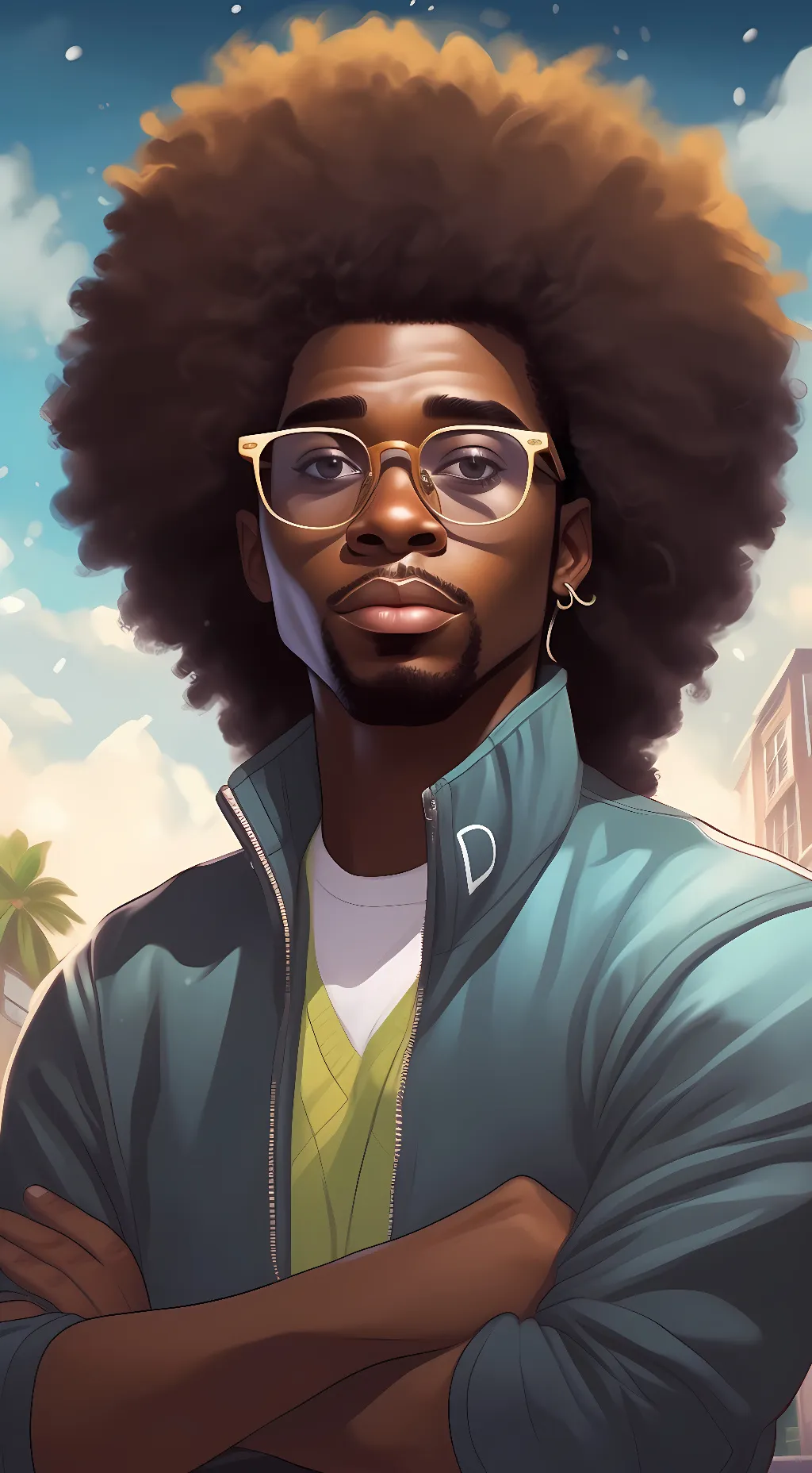 ai character: Rj background