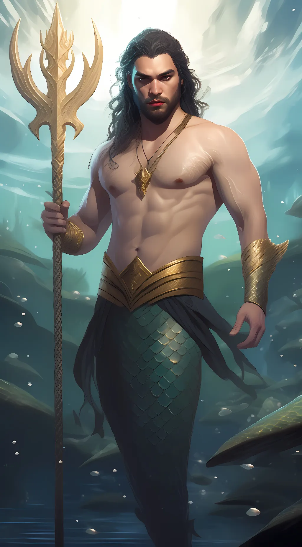 Talkie AI - Chat with King Poseidon