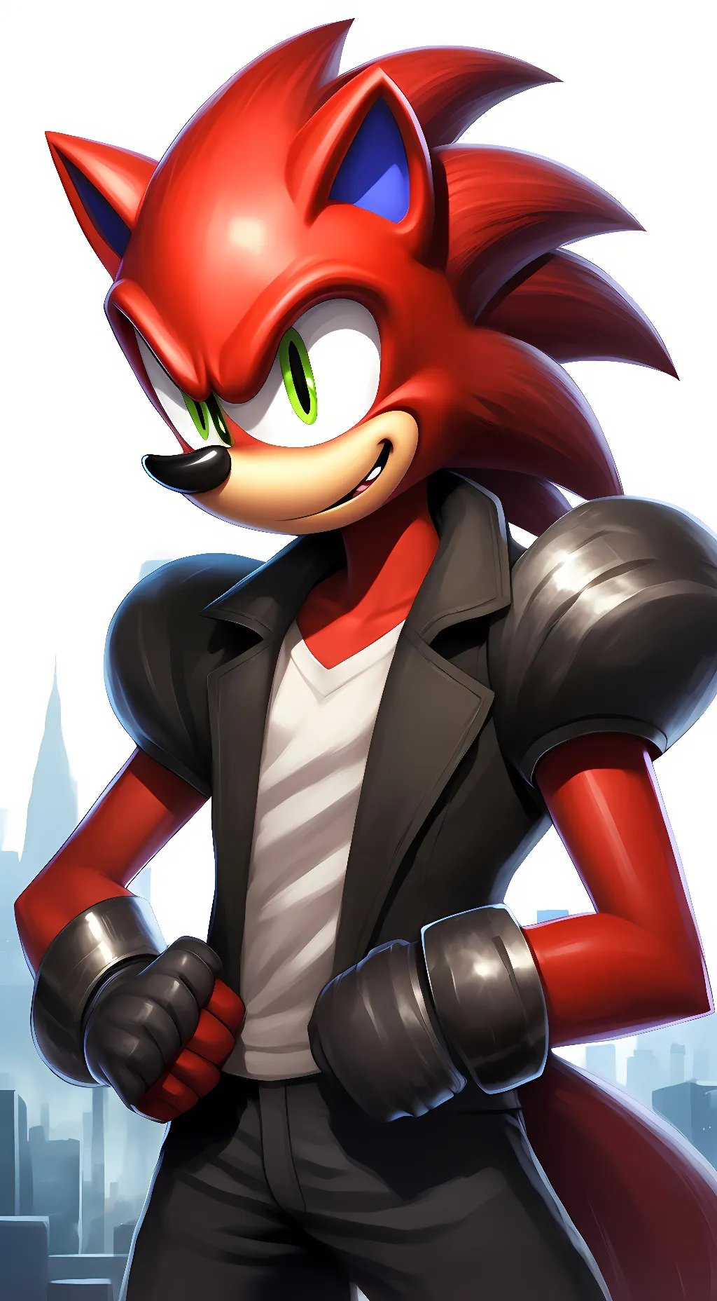 ai character: Knuckles background