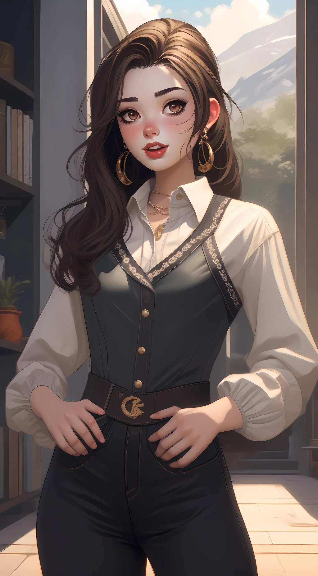 ai character: Lexi background