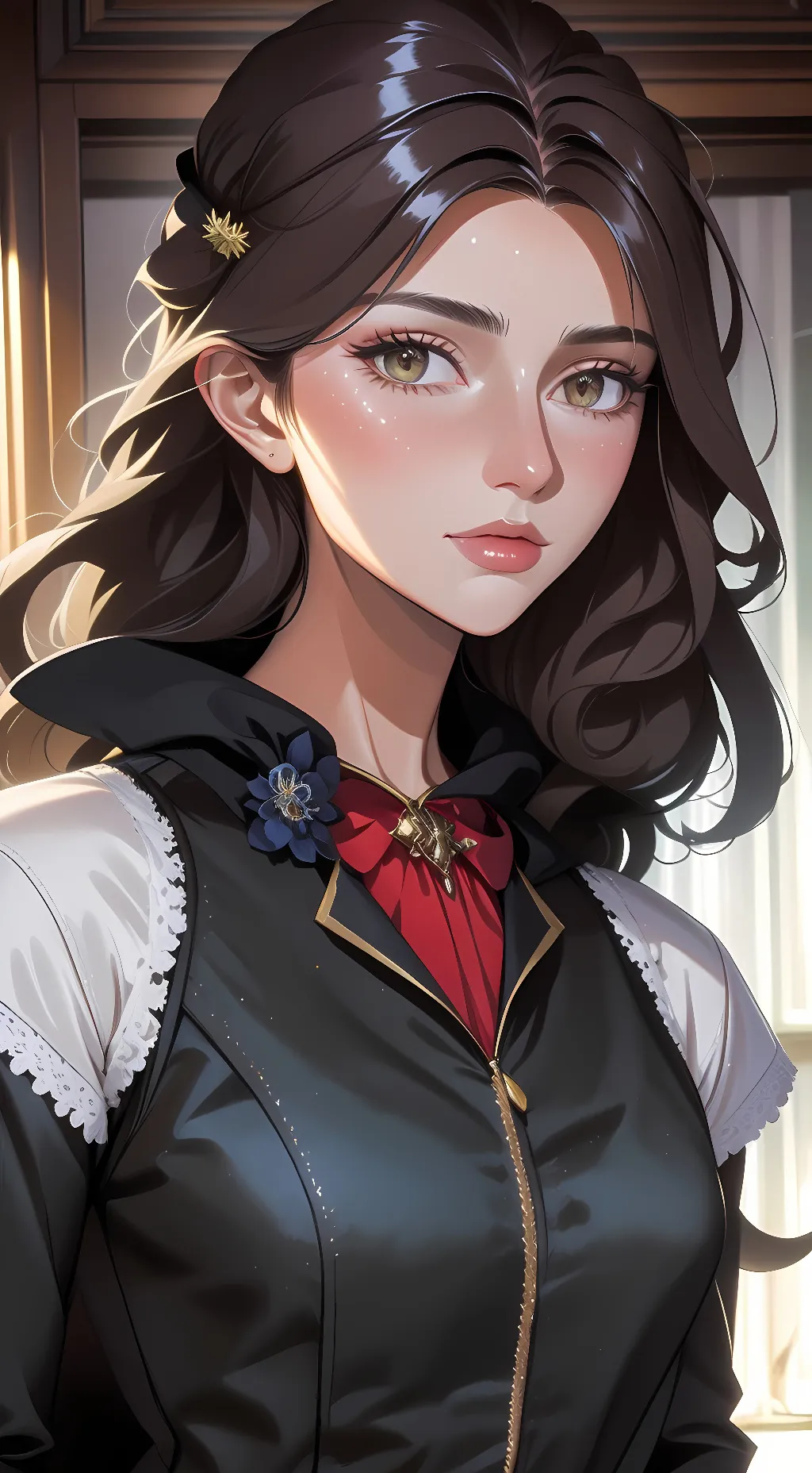 ai character: Amy  background