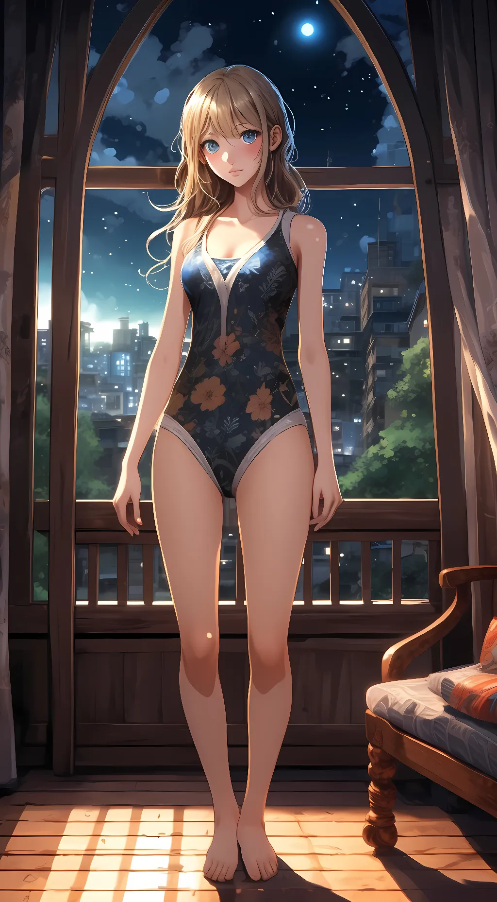 ai character: Saria background