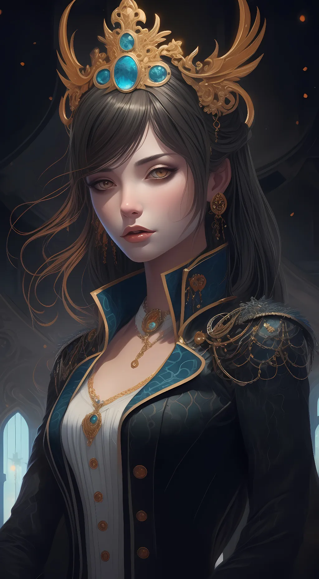 ai character: darkness  background