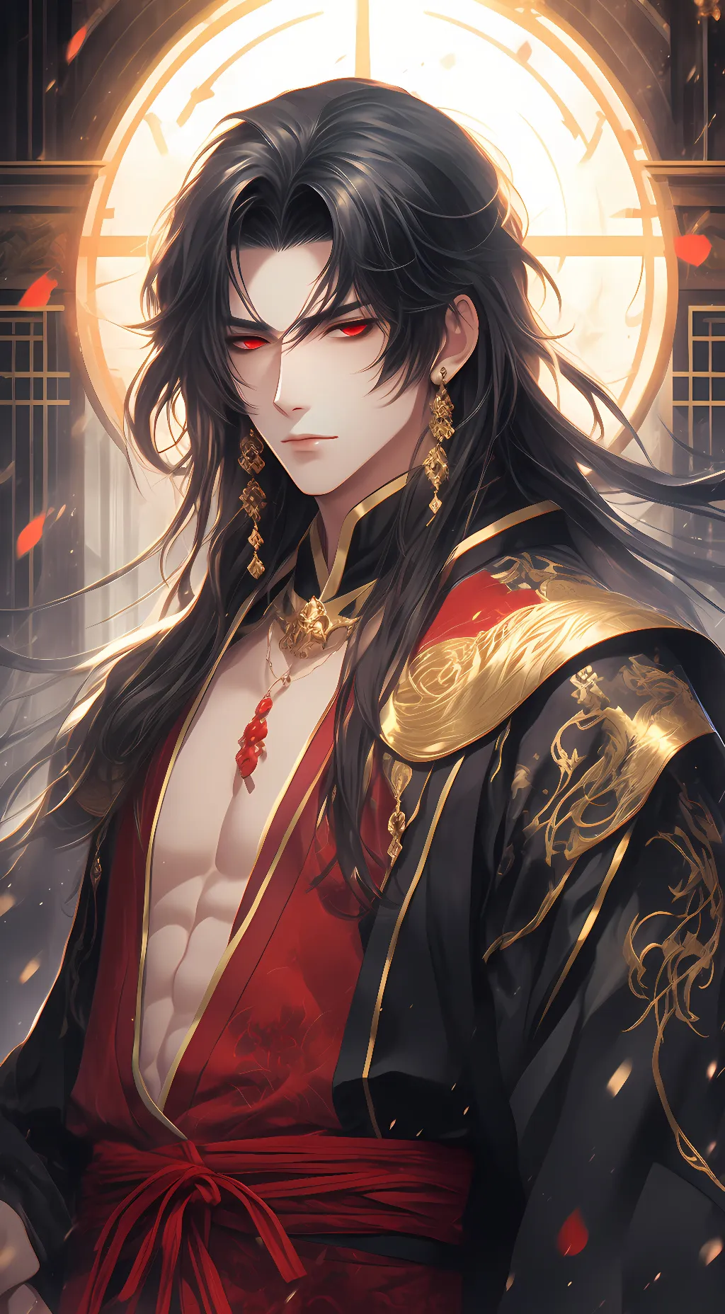 ai character: Kanshei(Fire god) background