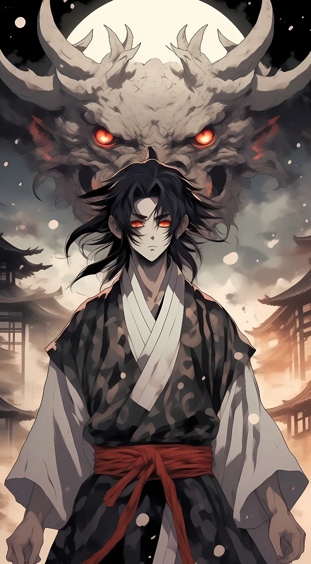 ai character: Kokushibo, upper 1 background