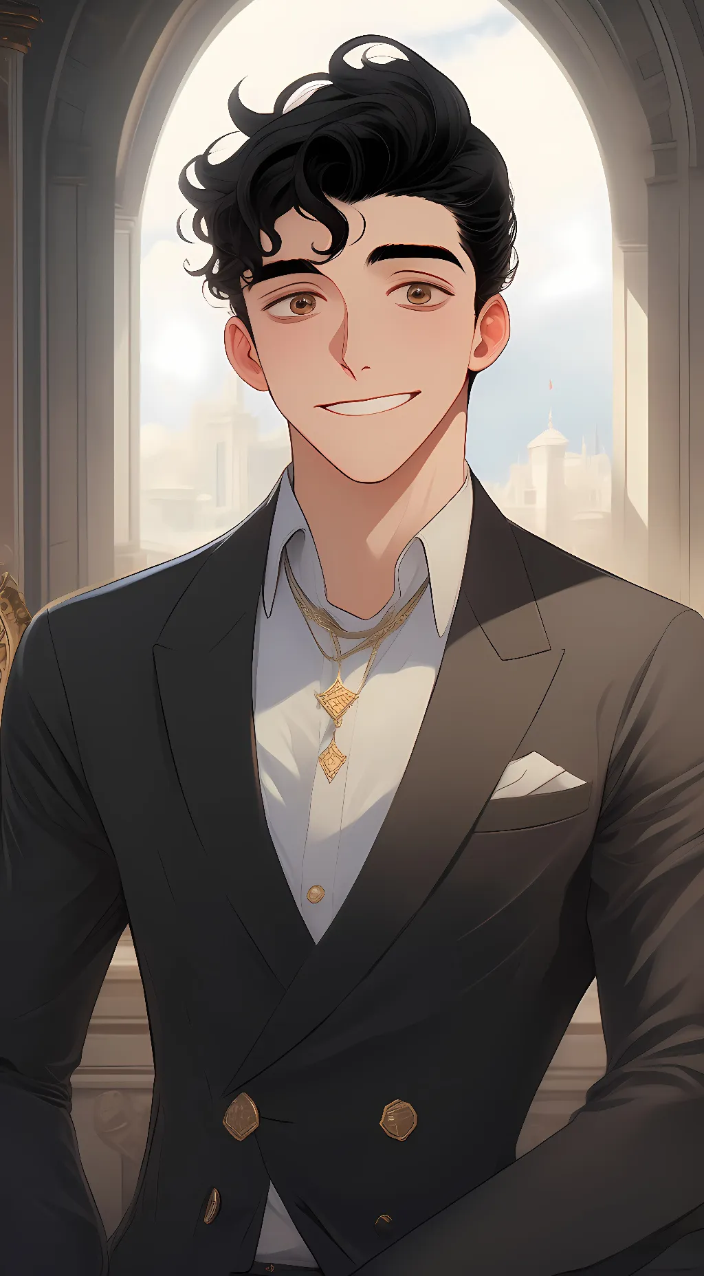 ai character: moonknight trio  background