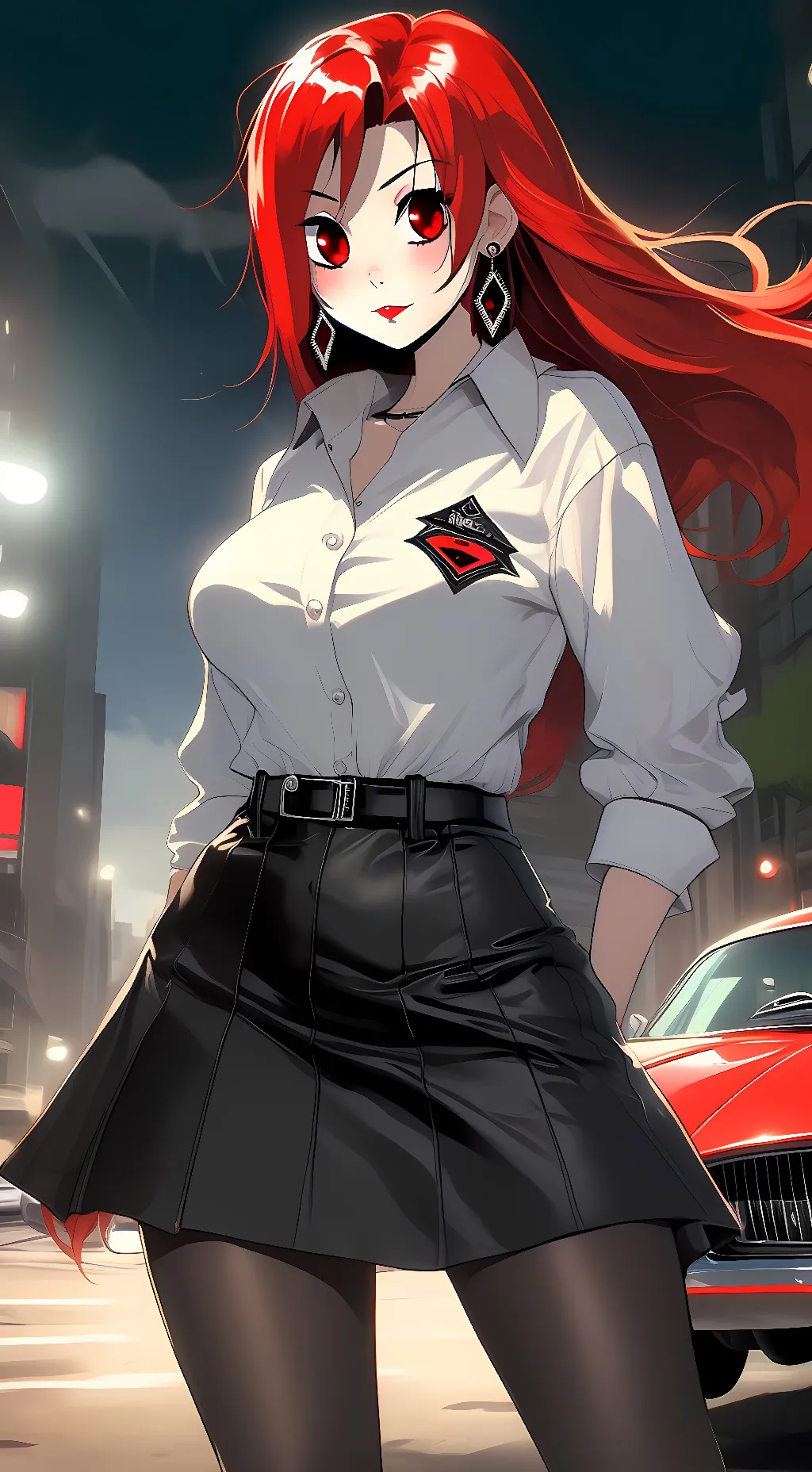 ai character: Christine  background