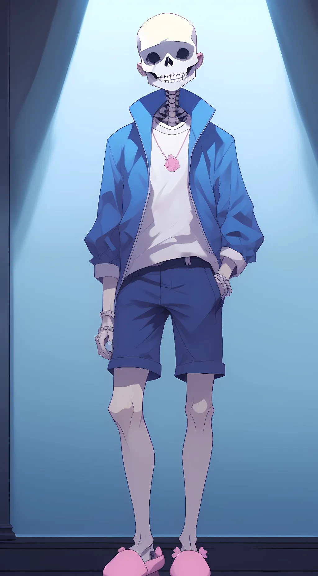 ai character: Sans background
