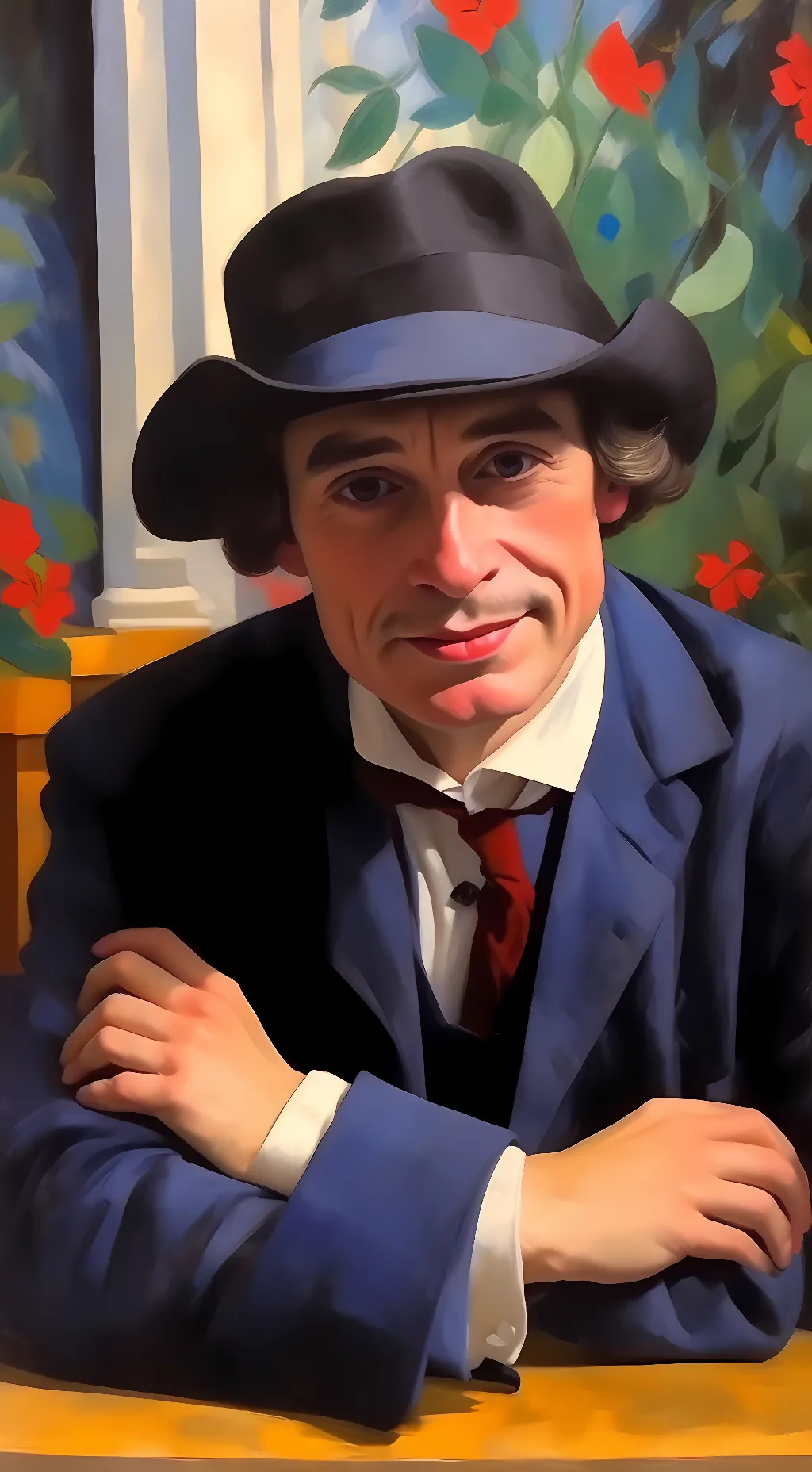 ai character: Henri Matisse background