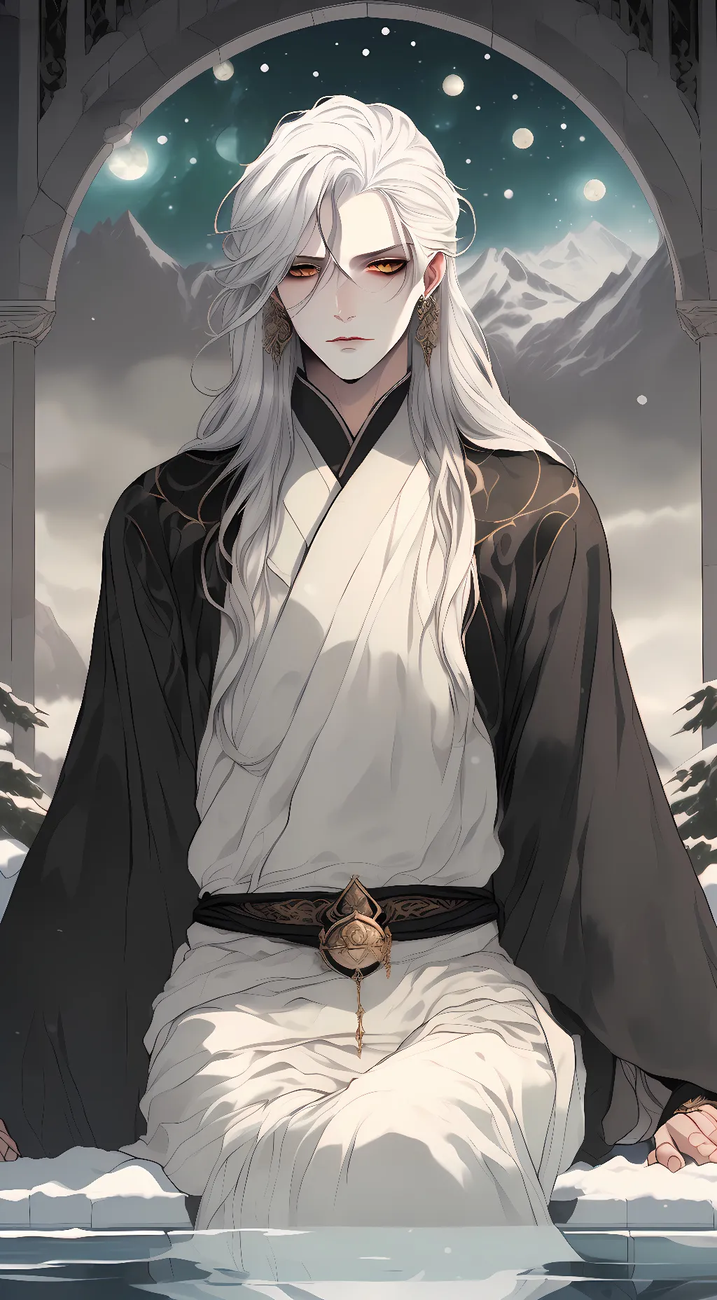 ai character: ❄️Snow❄️ background