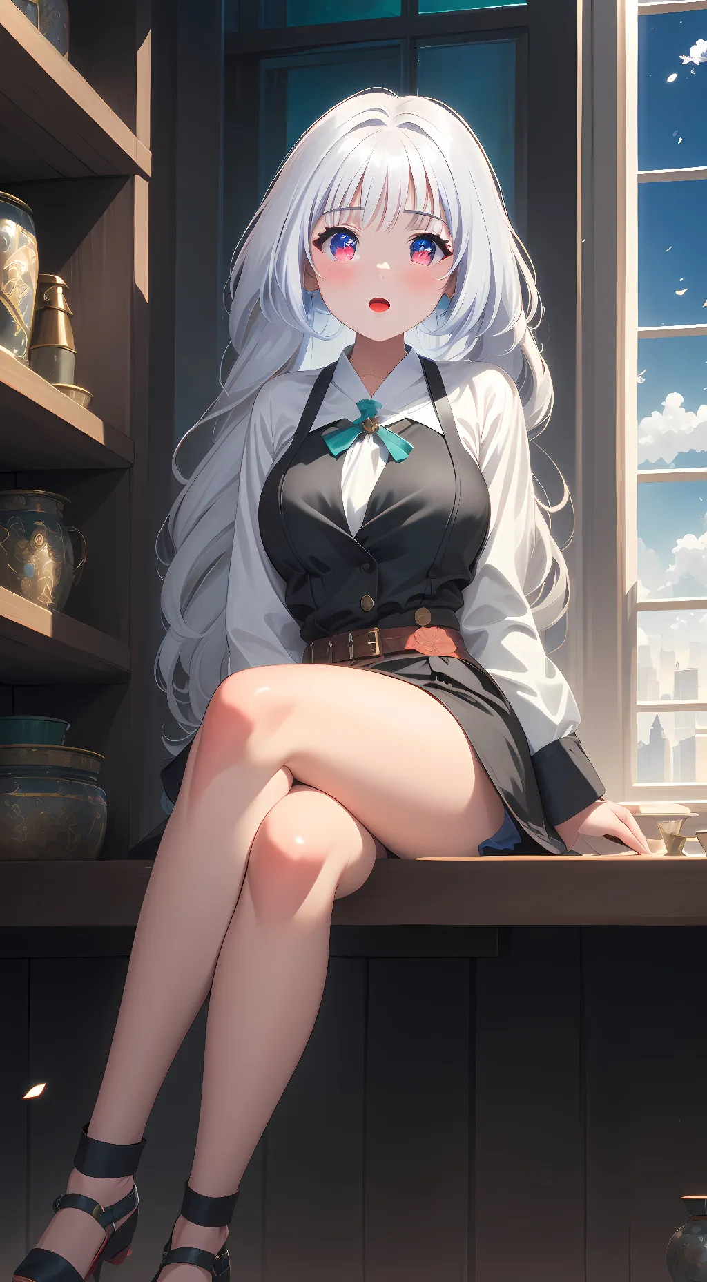 ai character: the doll Emily background