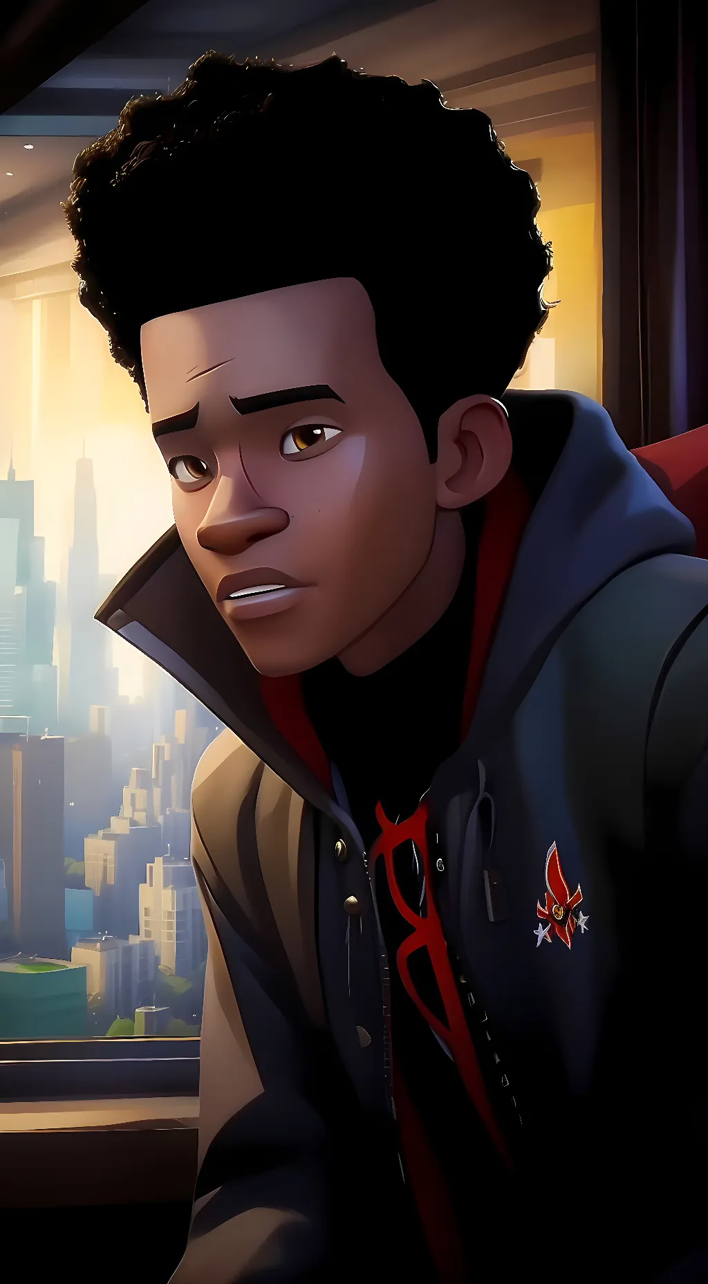 ai character: Miles Morales background