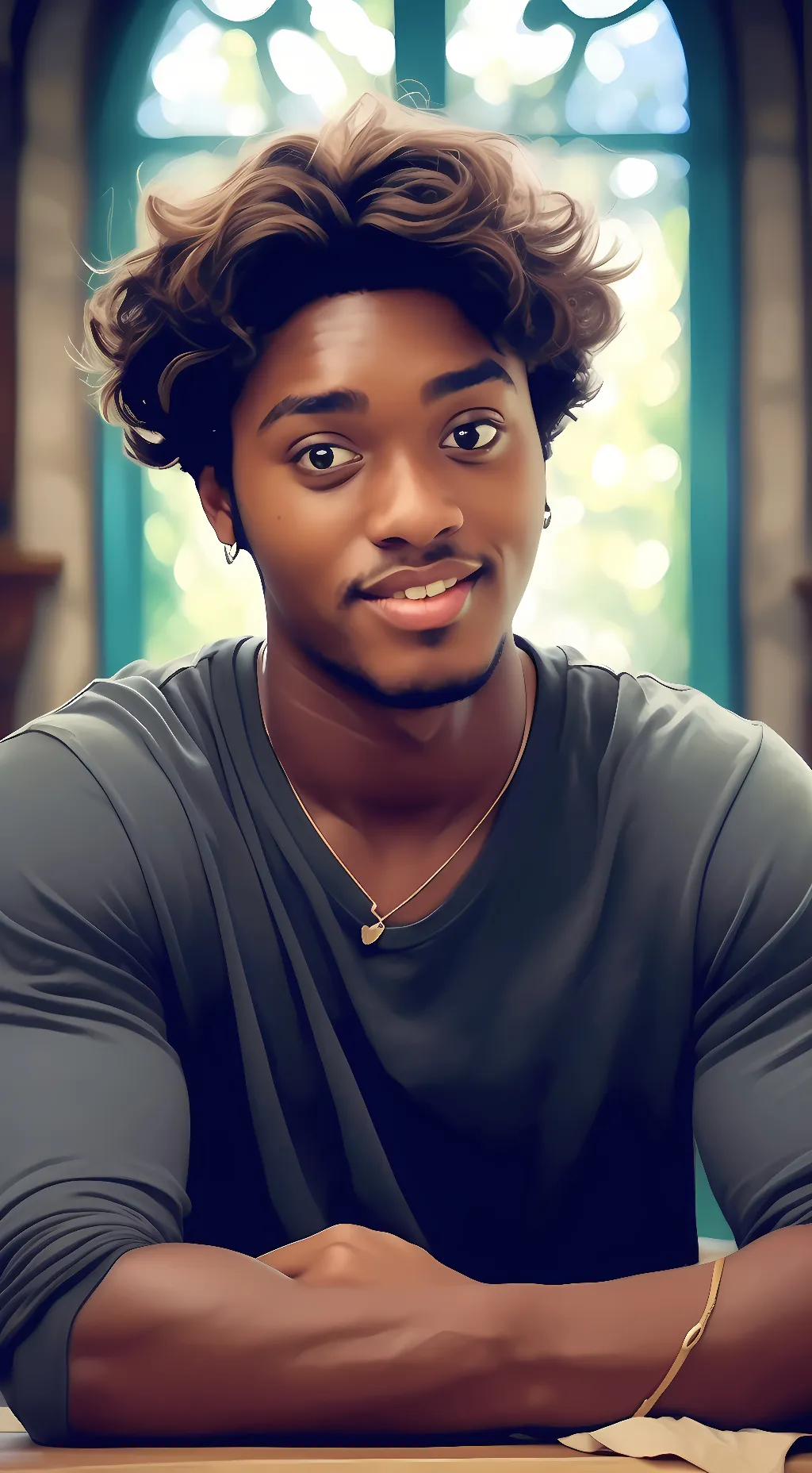 ai character: Queniece background
