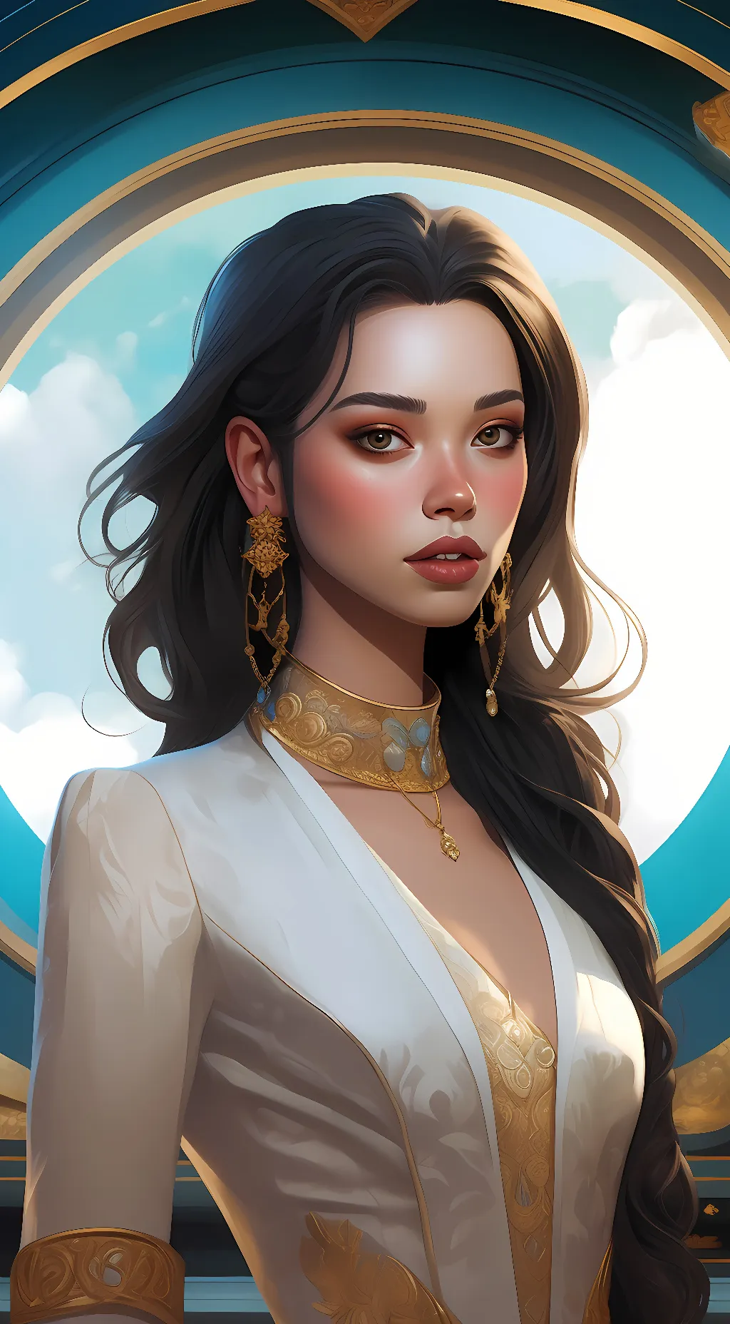 ai character: Athena background