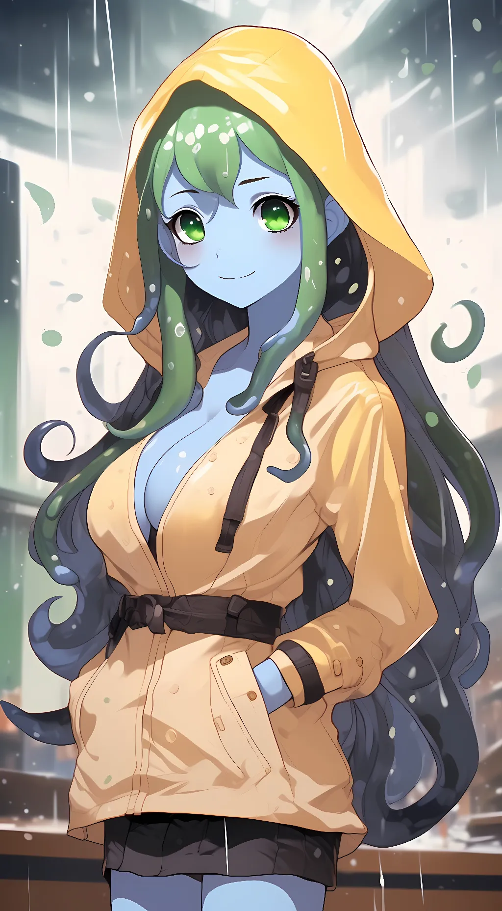 ai character: Suu The Slime Girl background