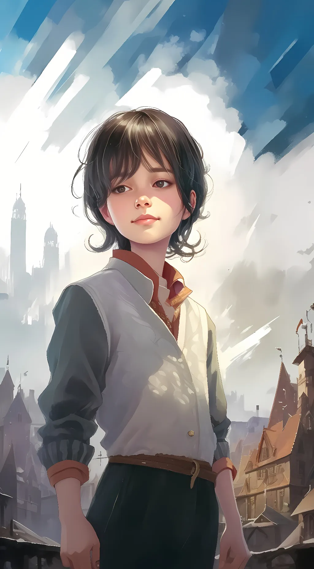 ai character: leo background