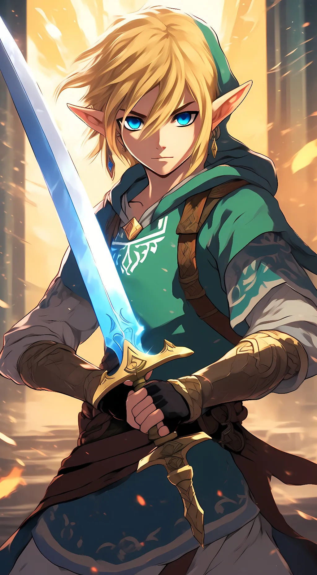 ai character: Link background