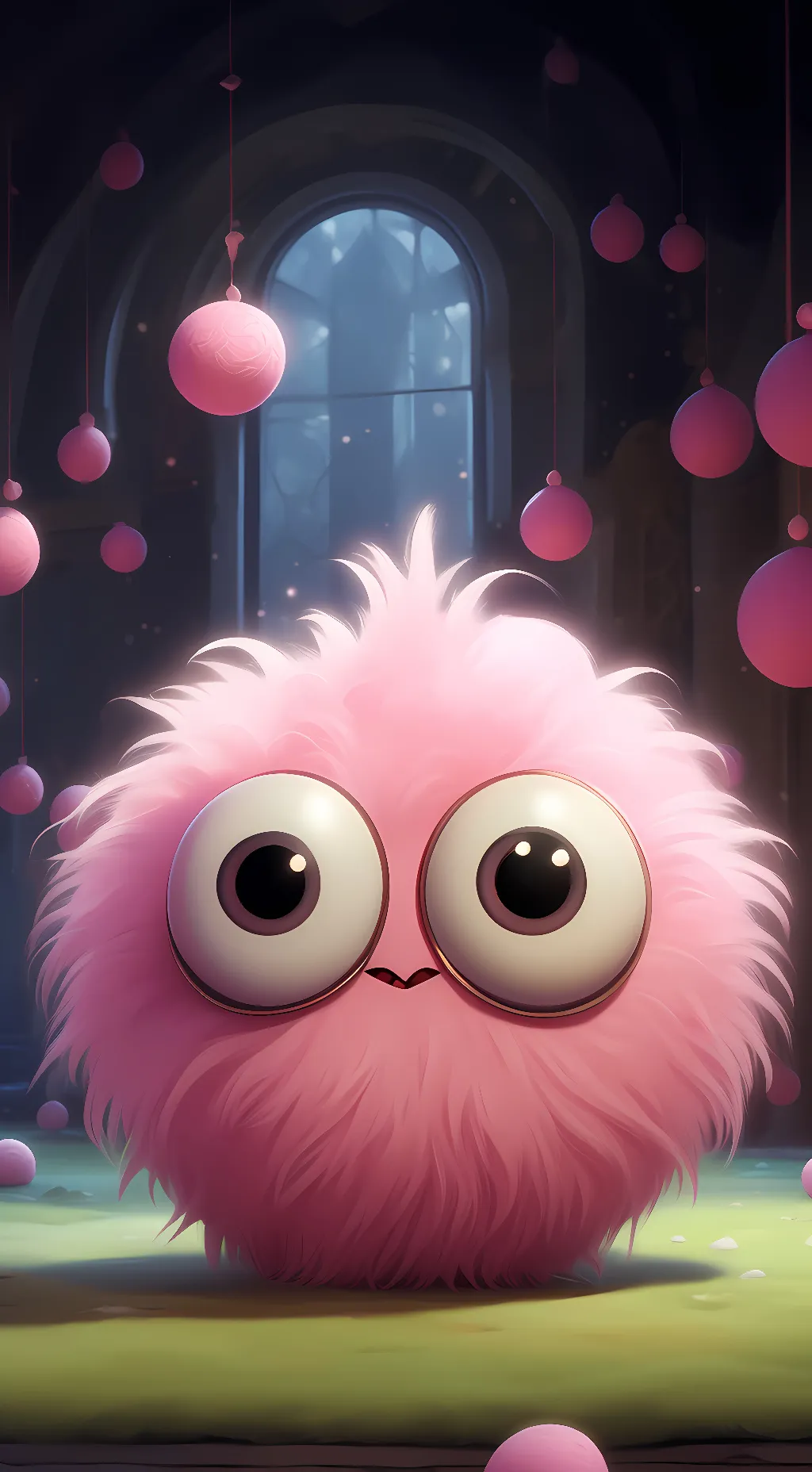 ai character: pet pom pom background