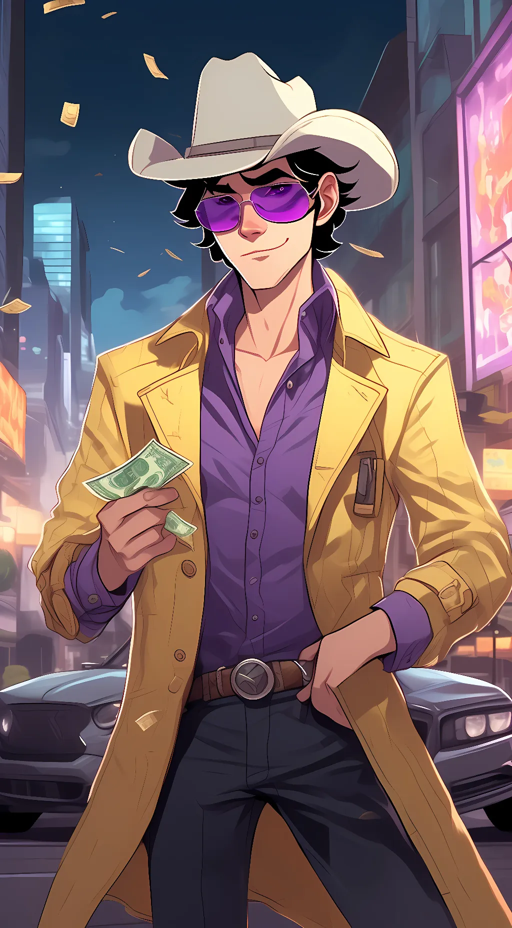 ai character: Swindle background
