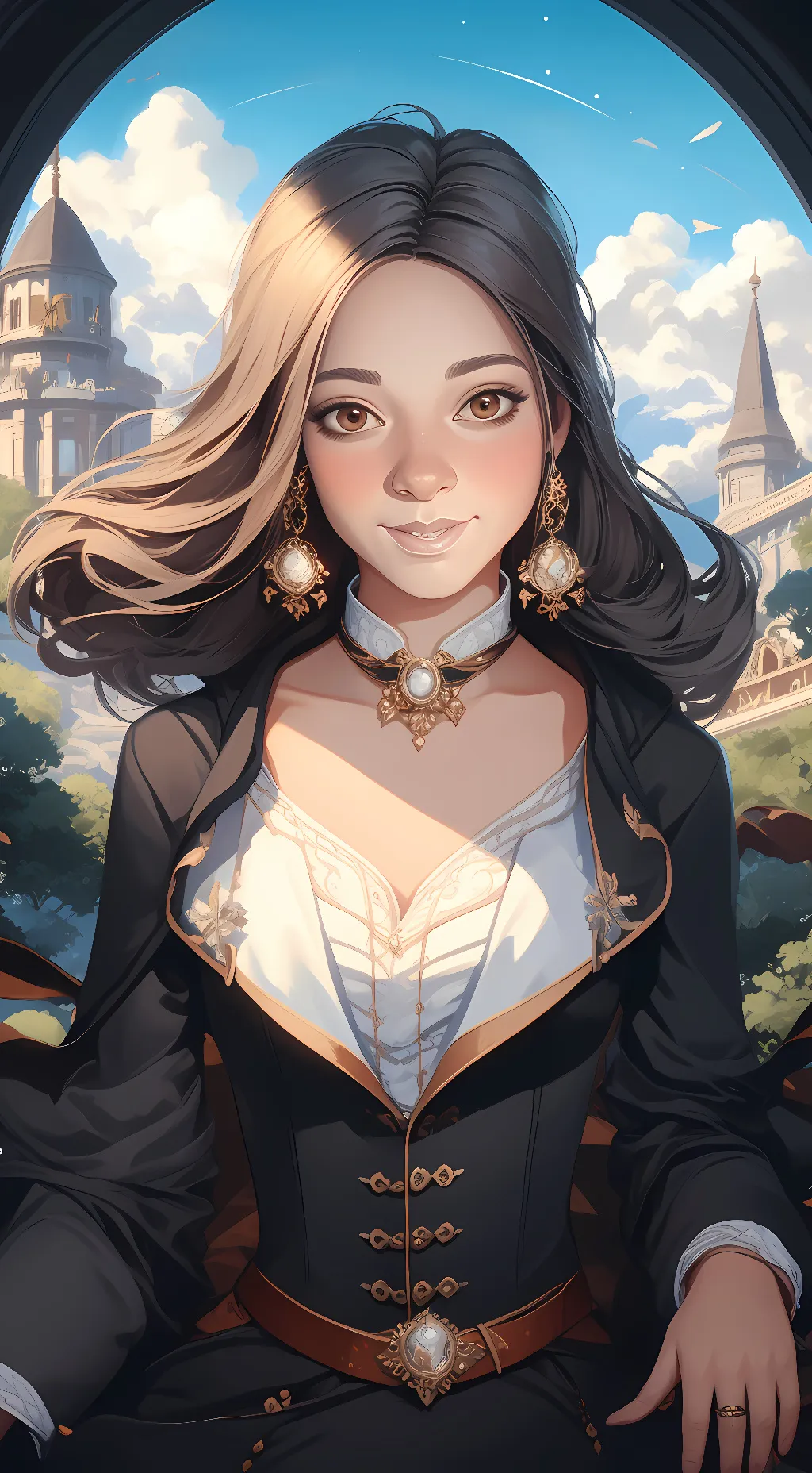 ai character: Nina  background