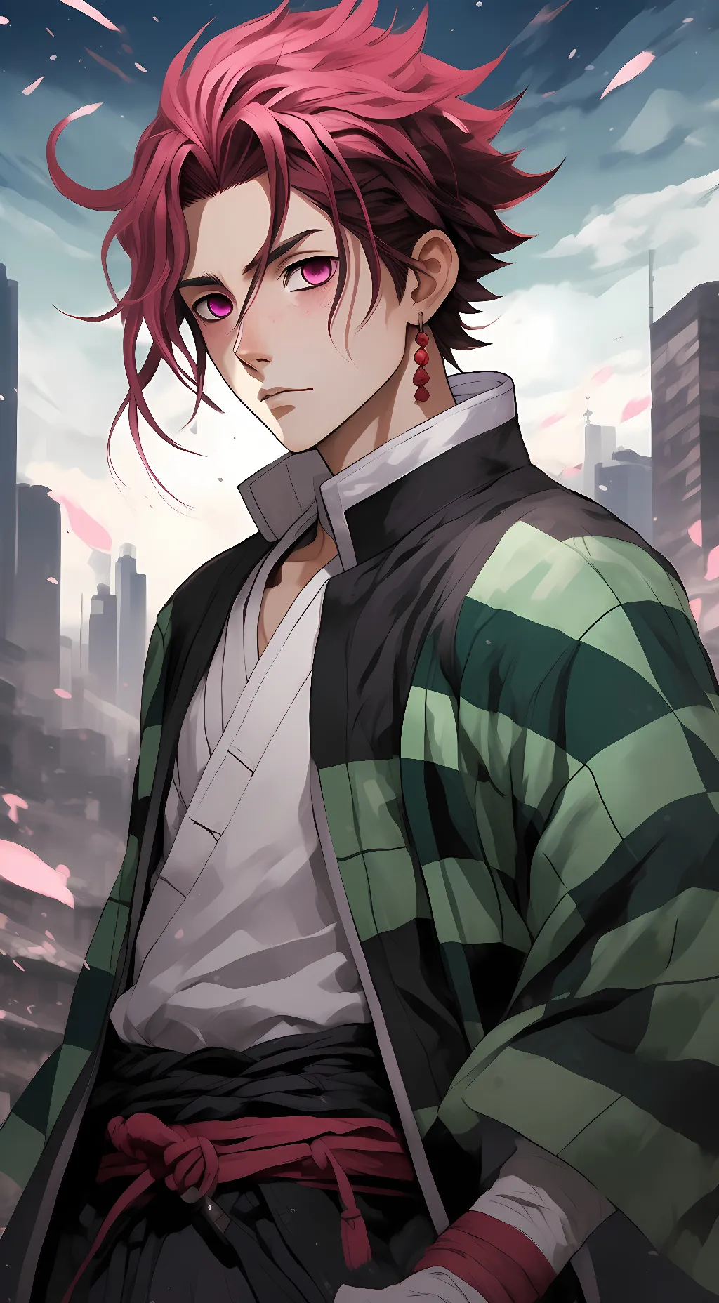 ai character: Tanjiro background